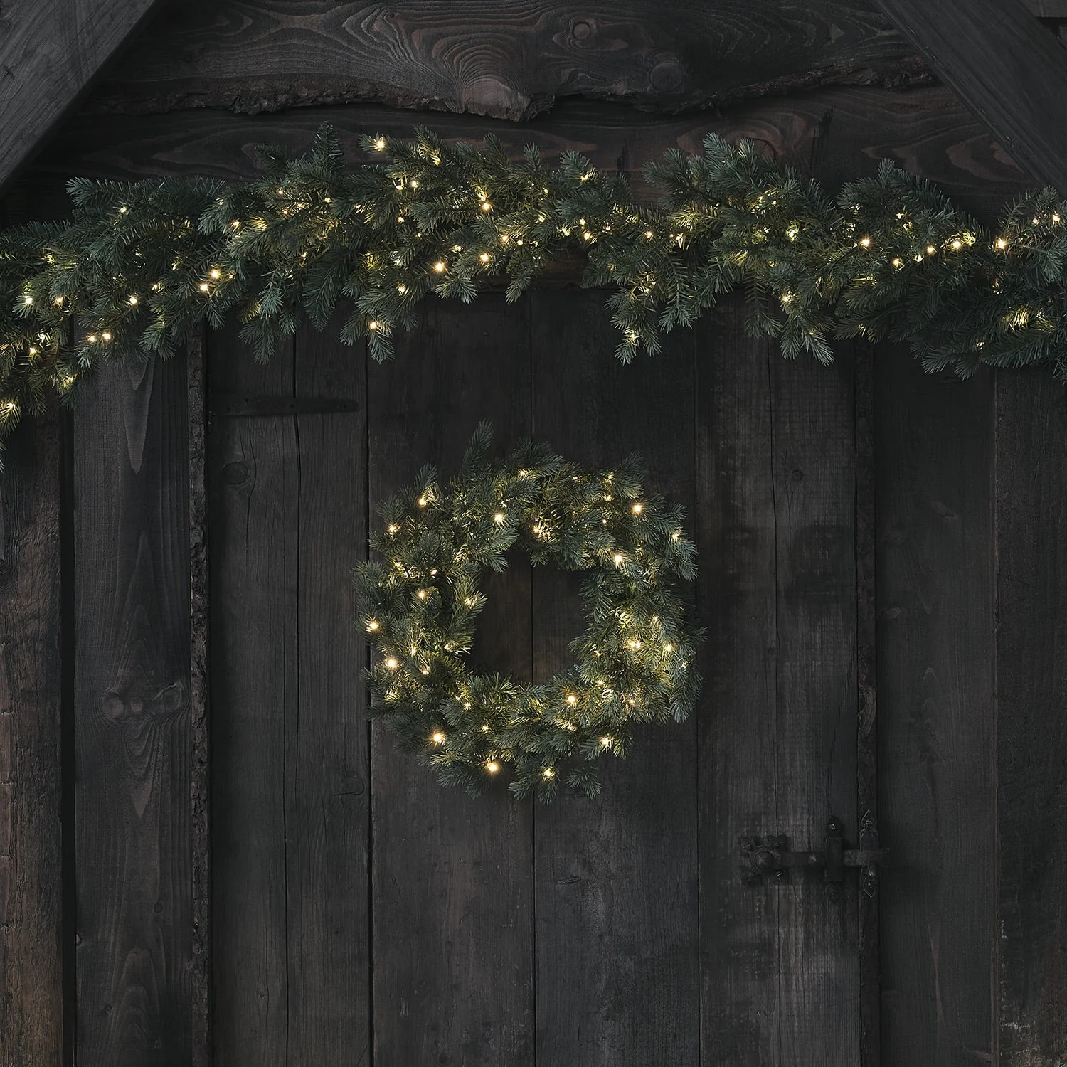 1.5m Dual Colour Micro LED Christmas Garland - Image 4