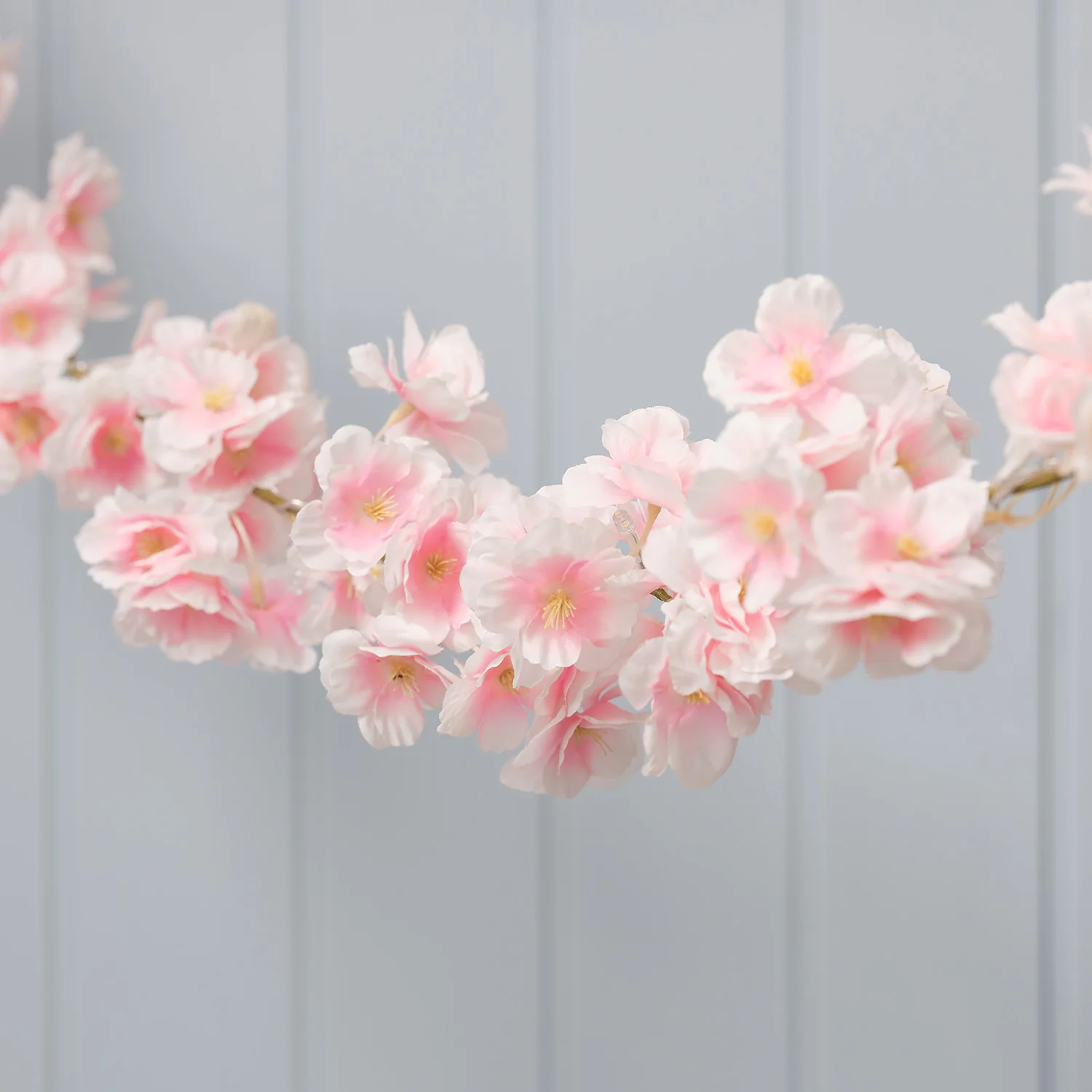 1.8m Pre Lit Cherry Blossom Garland - Image 2