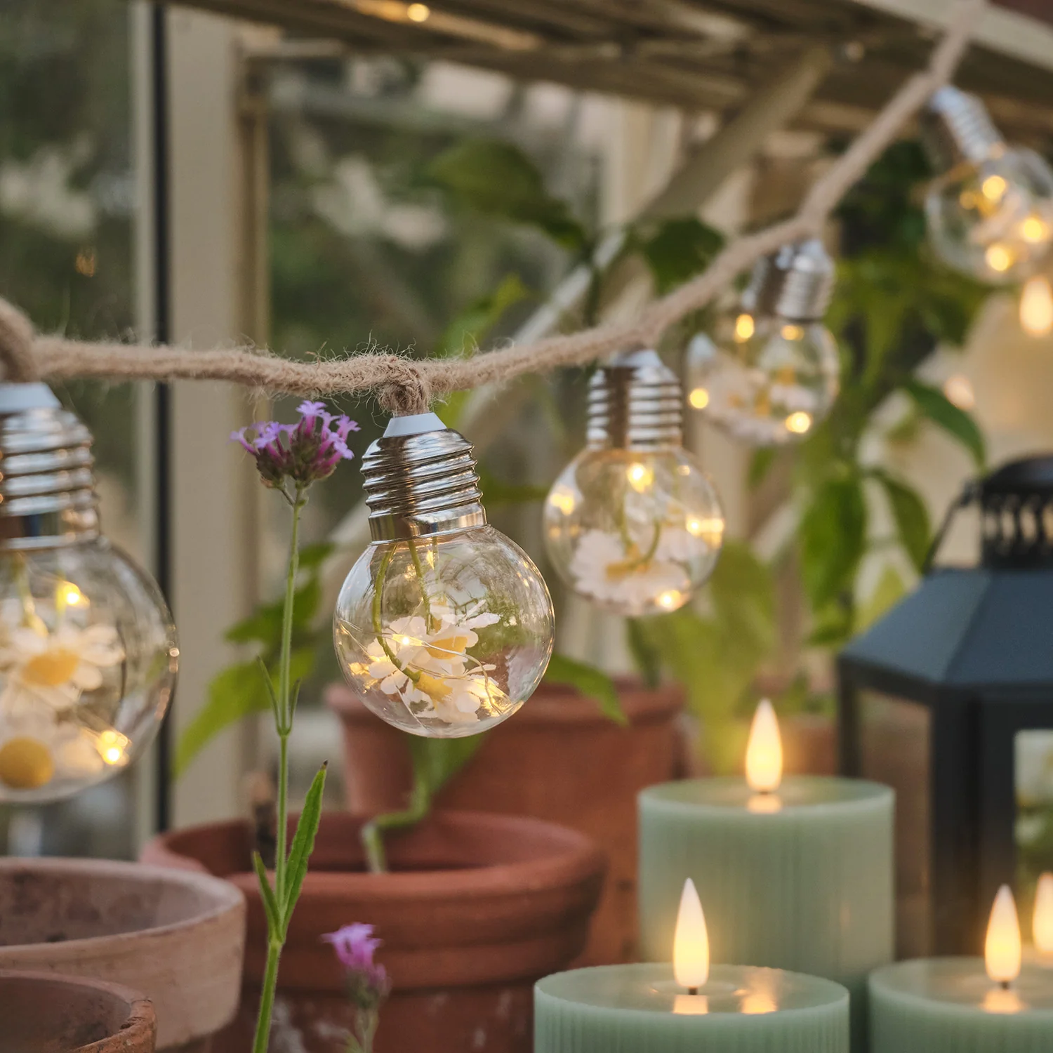 10 Daisy Micro Battery Festoon Lights - Image 3