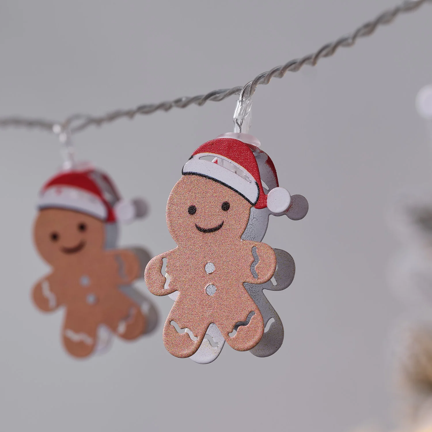 10 Gingerbread LED String Lights - Image 7