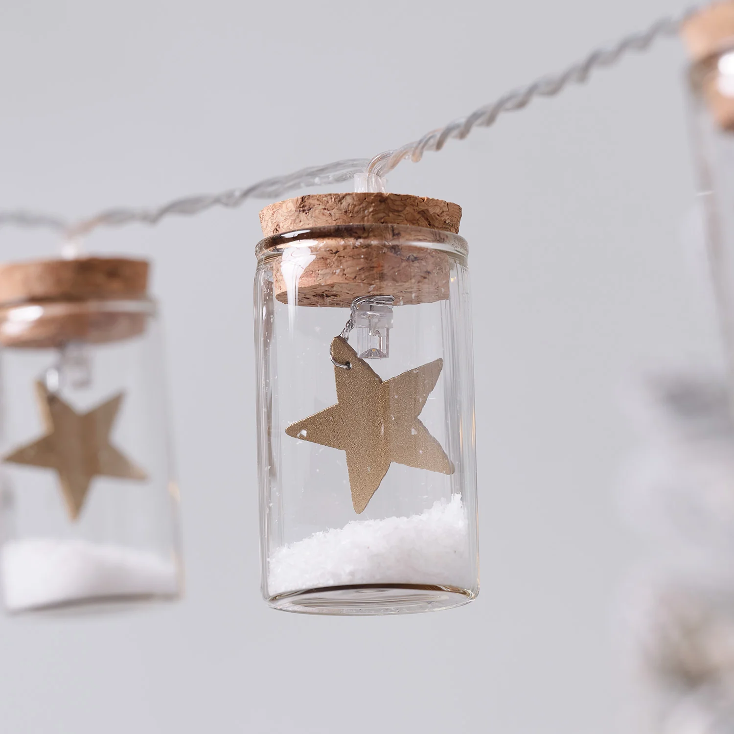10 Star Glass Bottle LED String Lights - Image 5