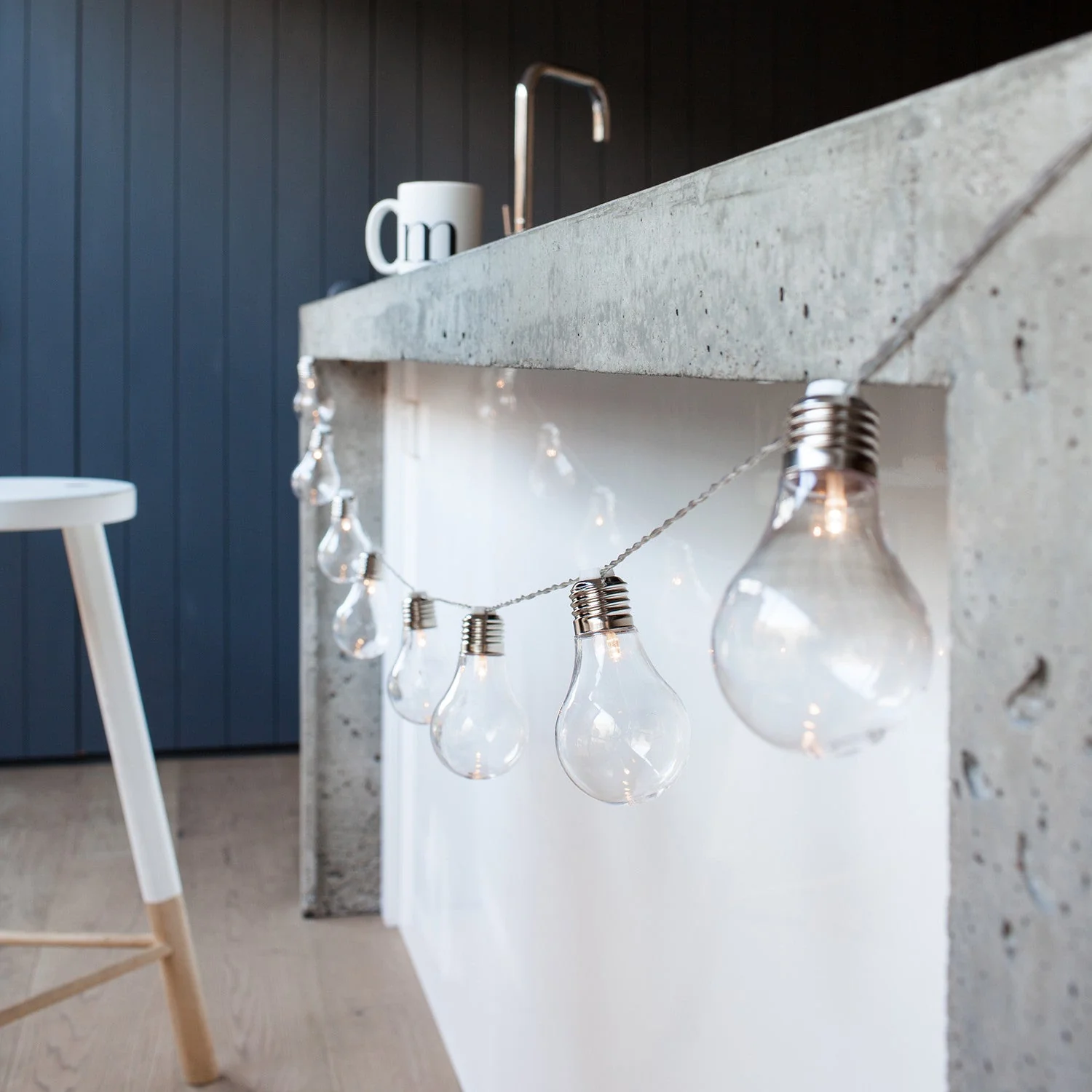 10 Warm White Edison Battery Festoon Lights - Image 4