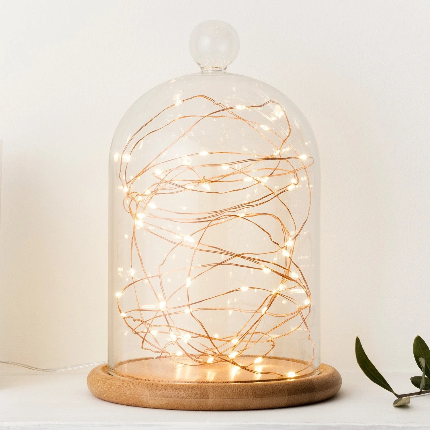 100 Warm White LED Copper Micro Fairy Lights - Image 4