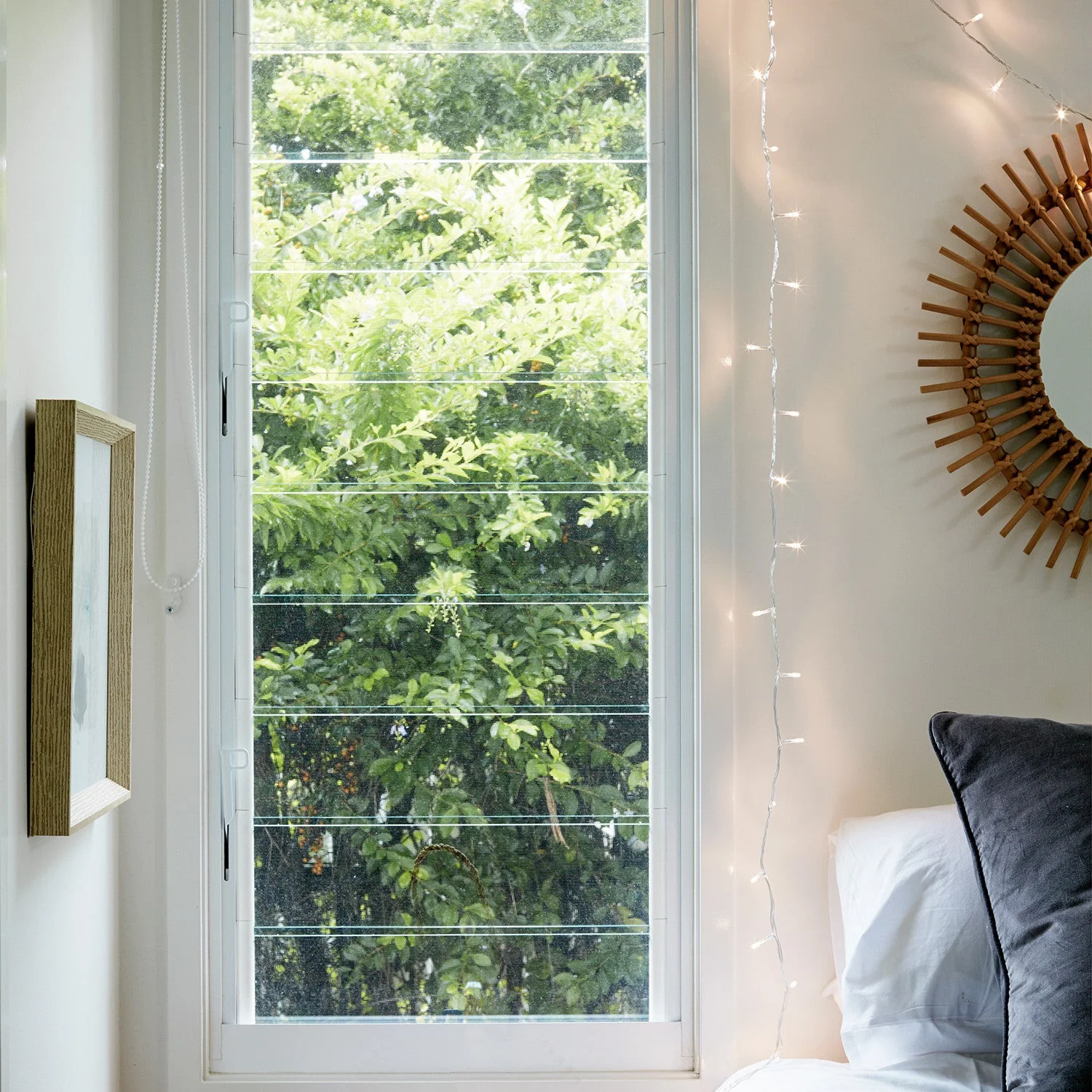 100 Warm White LED Fairy Lights On Clear Cable - Image 6