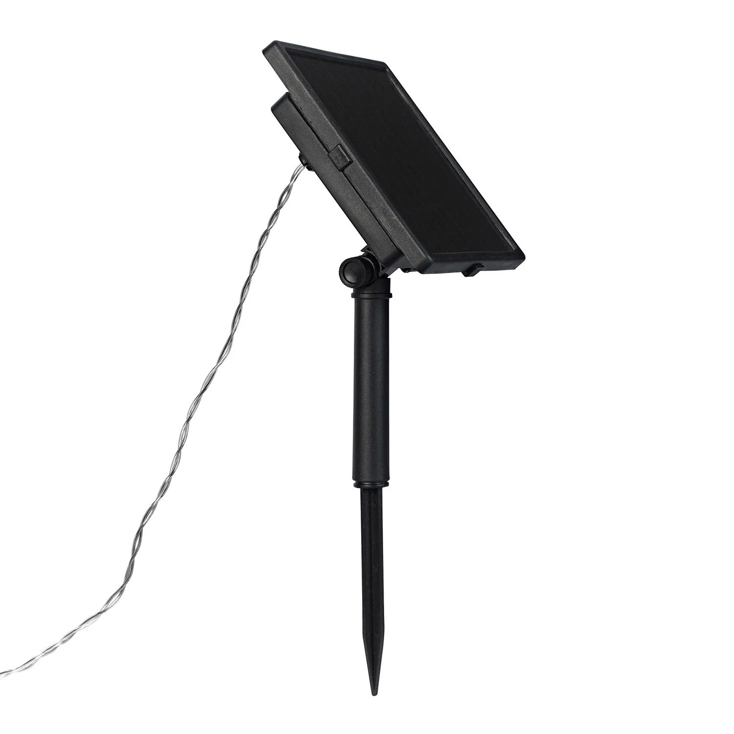 100 Warm White LED Solar Net Light Clear Cable - Image 3