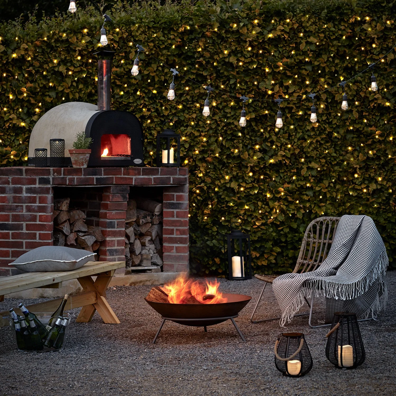 15 Drop Bulb Battery Festoon Lights - Image 4
