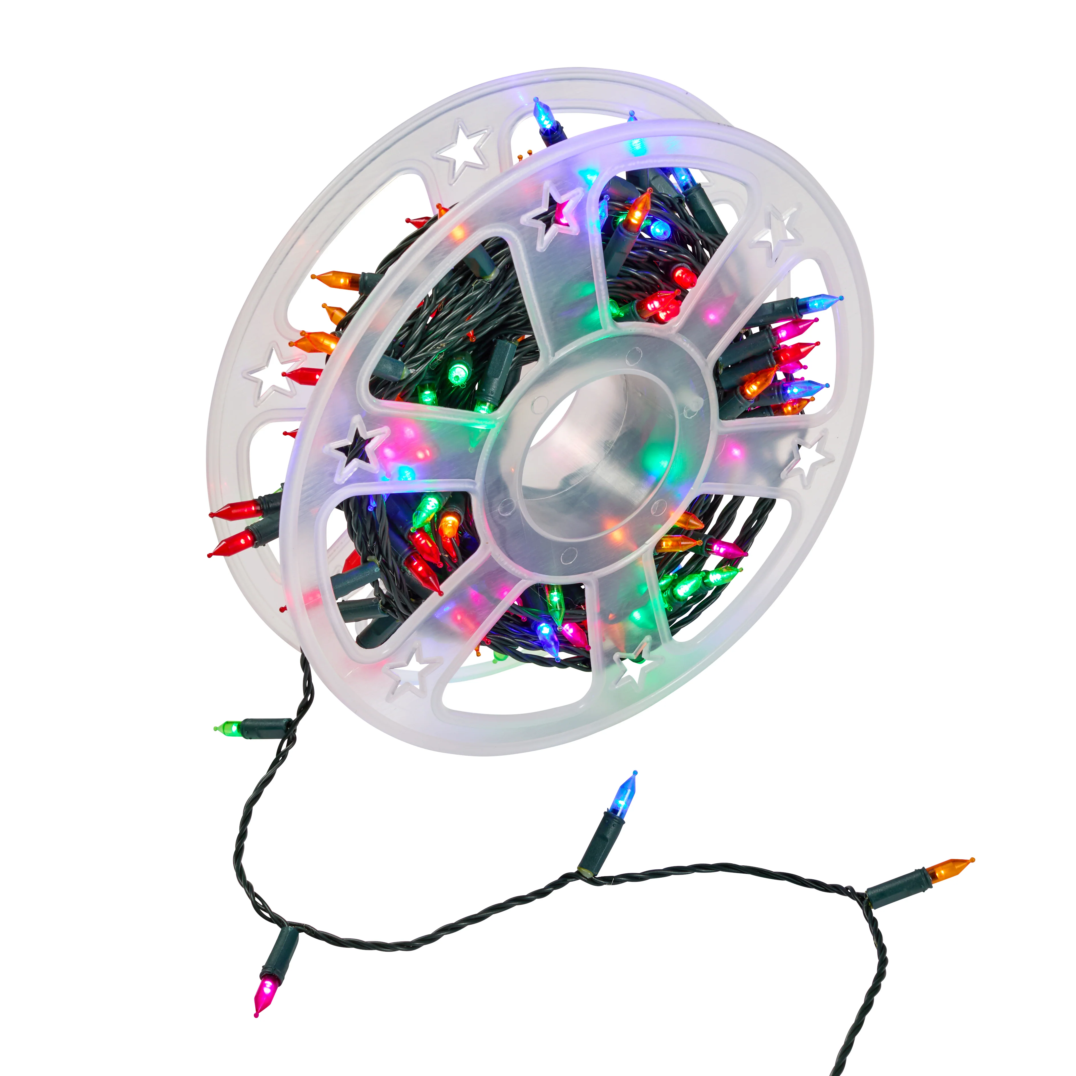 150 Multi Coloured LED Traditional Christmas Tree Lights - Image 6
