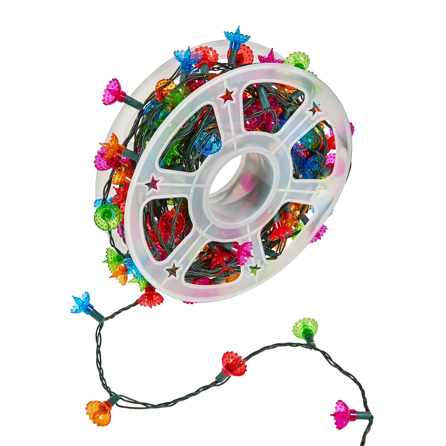 150 Multi Coloured LED Traditional Pickwick Christmas Lights - Image 3