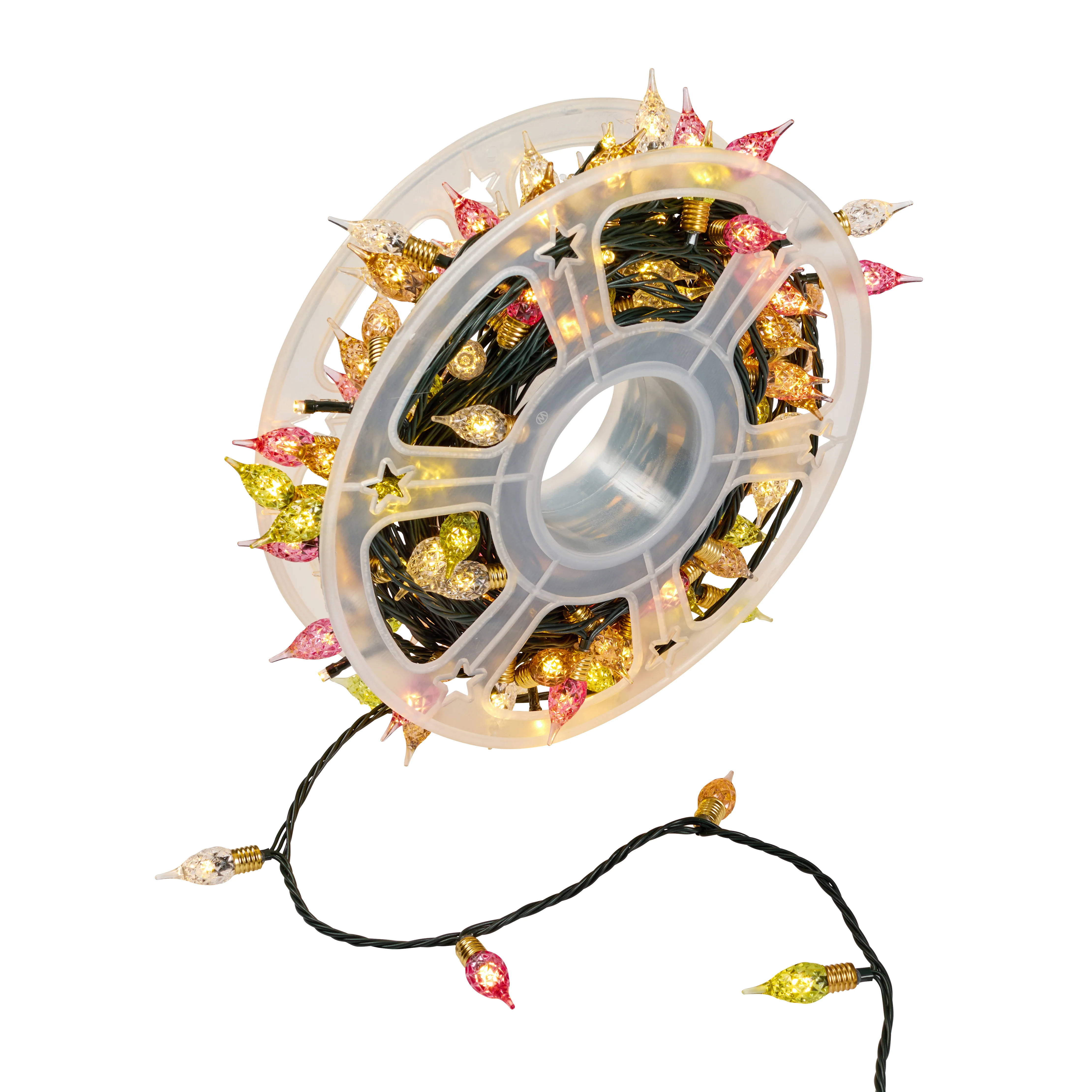 150 Pastel C9 Bulb Connectable Christmas Tree Lights - Image 4