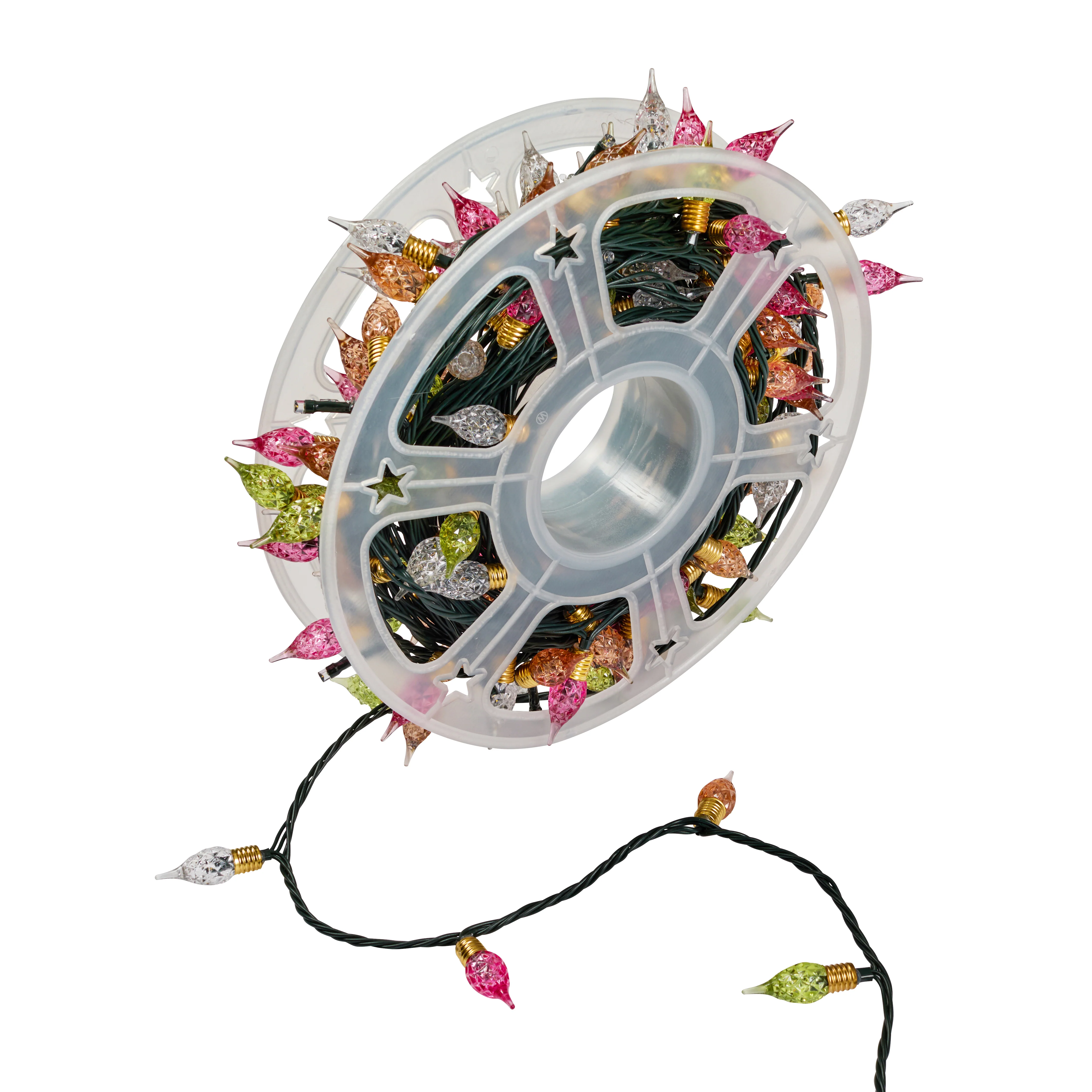 150 Pastel C9 Bulb Connectable Christmas Tree Lights - Image 5