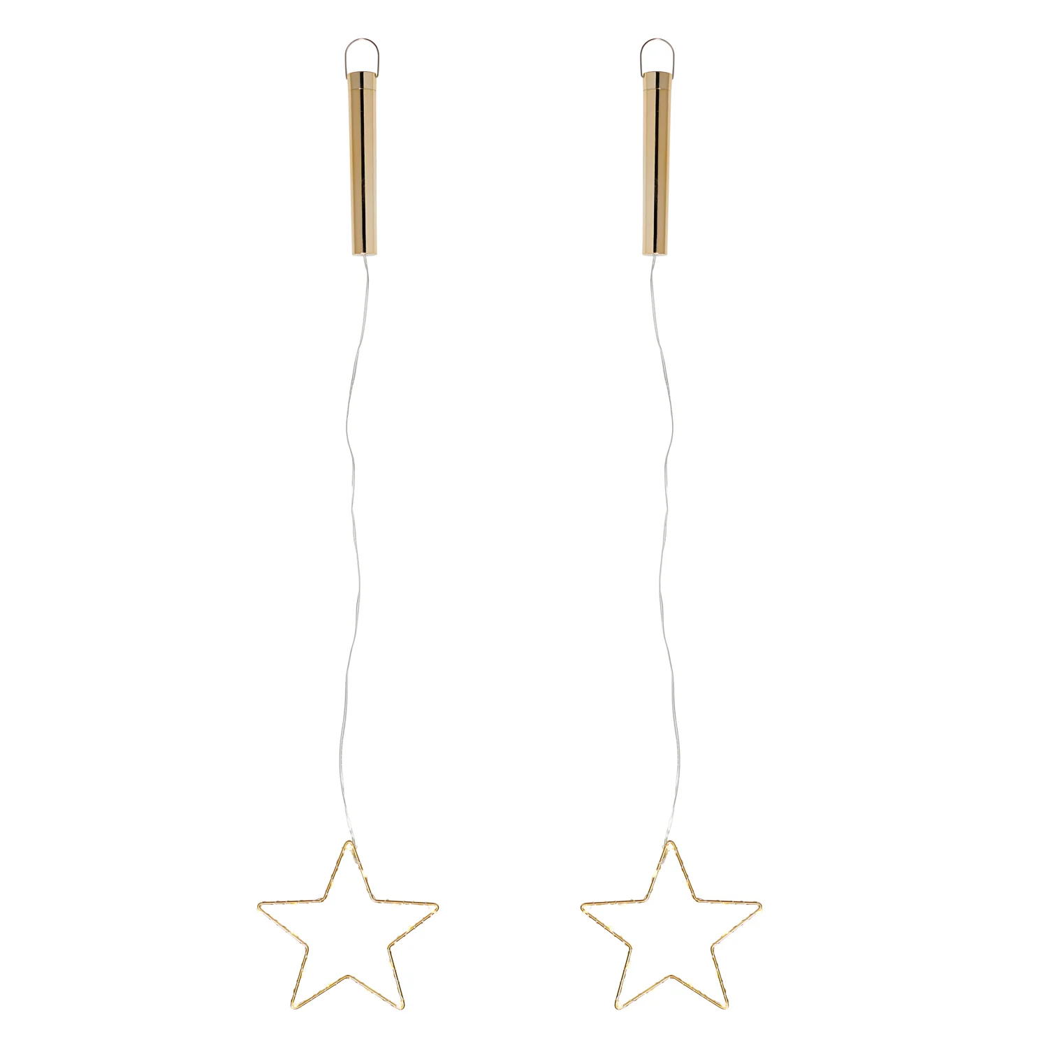 15cm Gold Osby Star Light Duo - Image 13