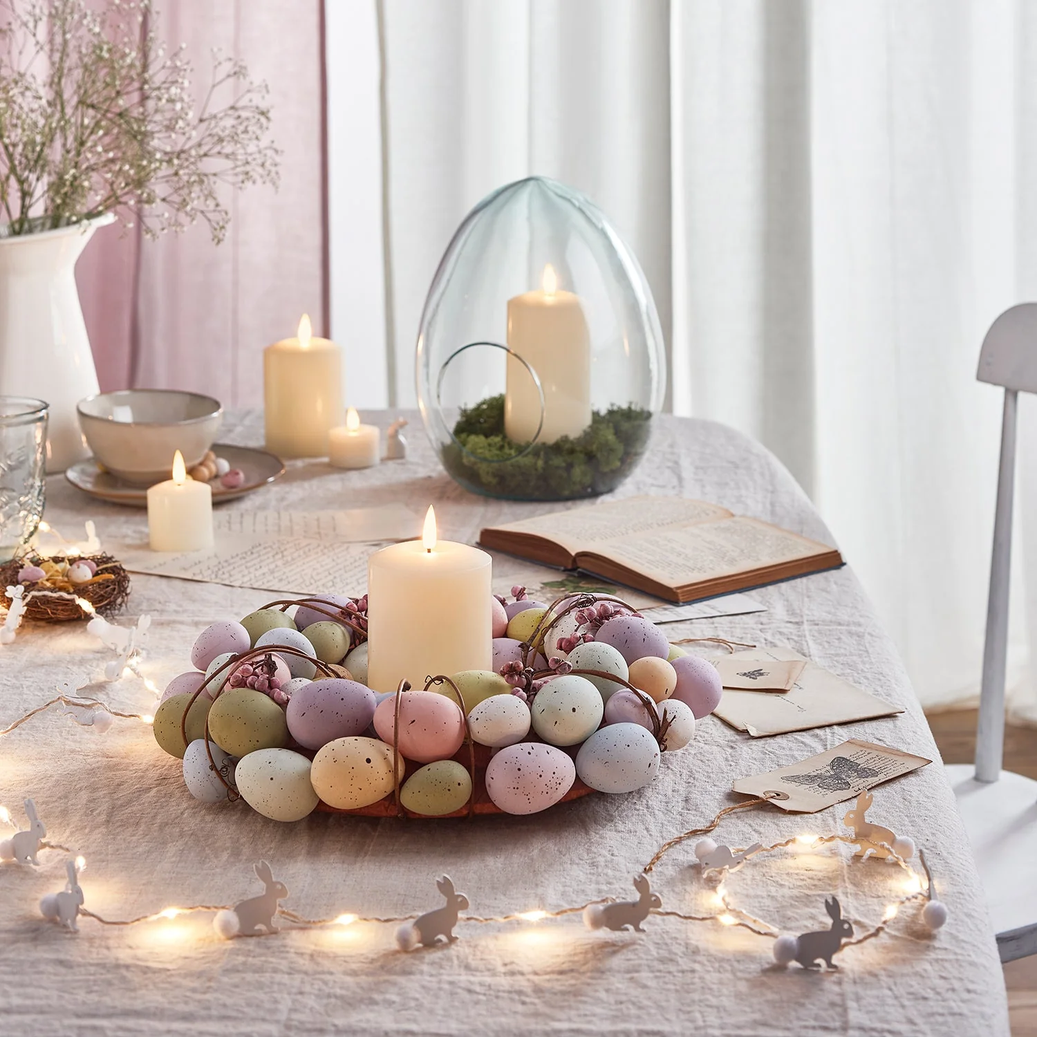 20 Wooden Bunny Micro Fairy Lights - Image 3