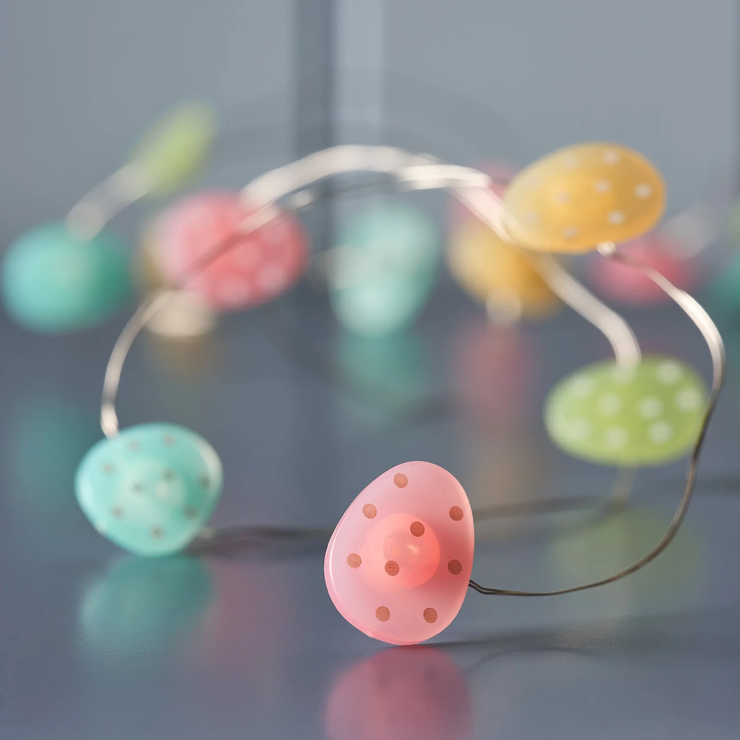 20 Easter Egg Micro LED Battery Fairy Lights - Image 2