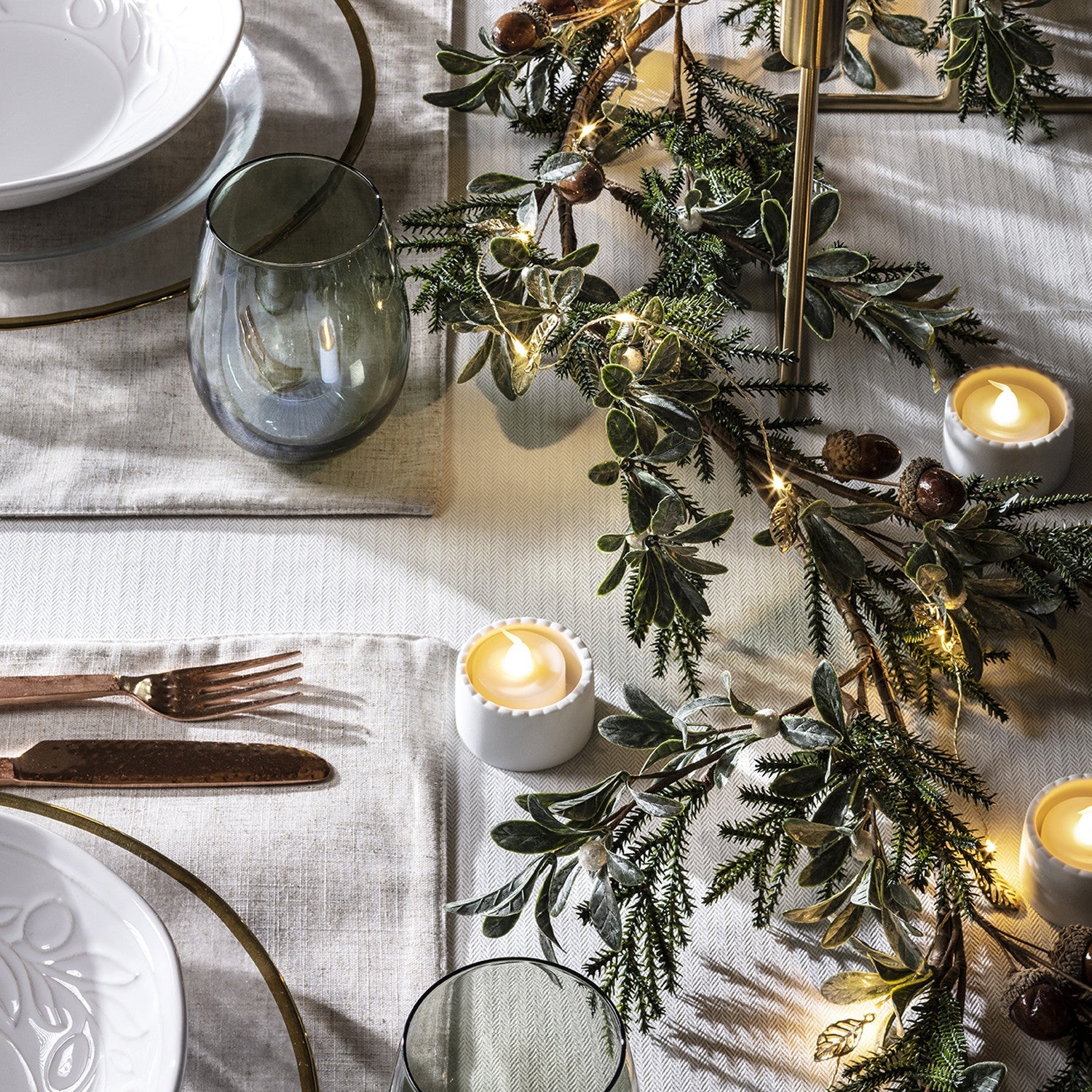 20 Gold Leaf Micro Fairy Lights - Image 4