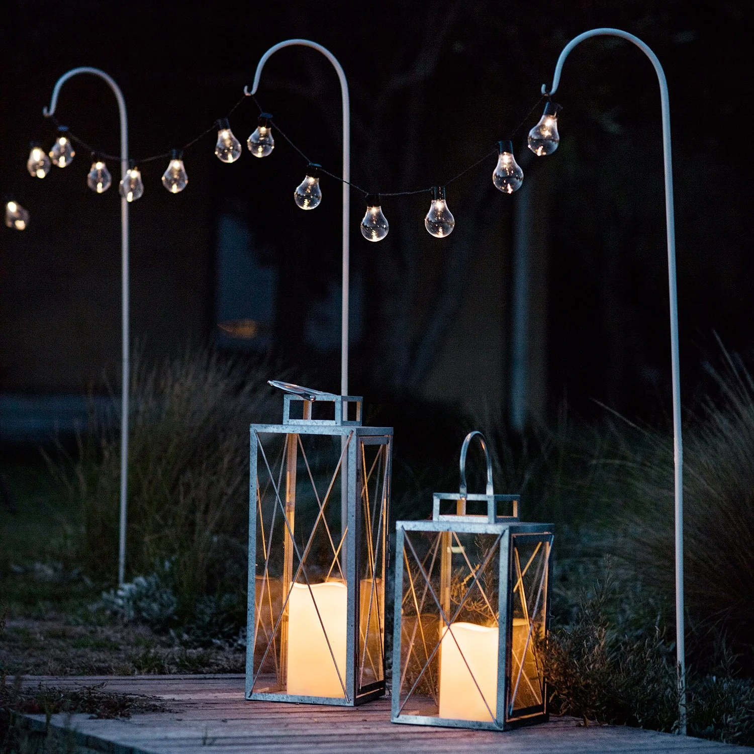 20 Warm White Carnival Battery Festoon Lights - Image 4