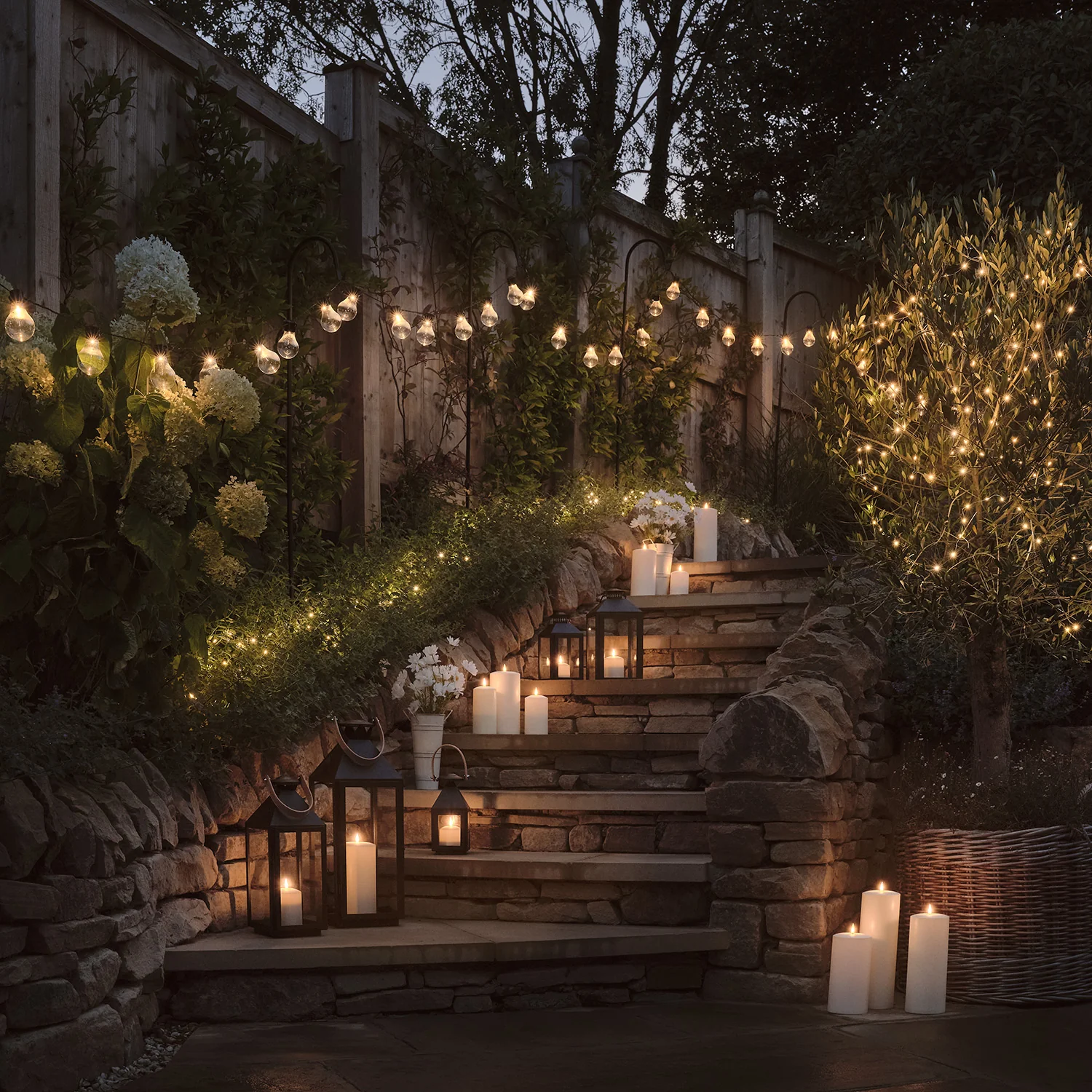 20 Warm White Carnival Plug In Festoon Lights - Image 4