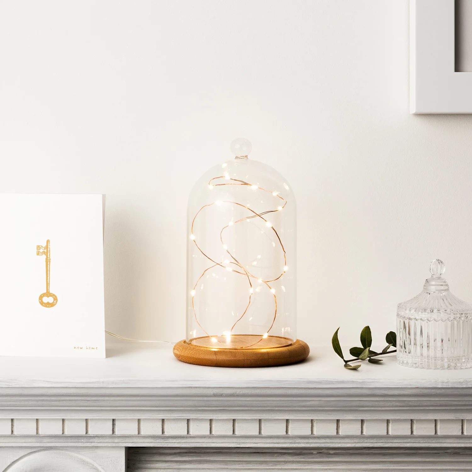 20 Warm White LED Copper Micro Fairy Lights - Image 3