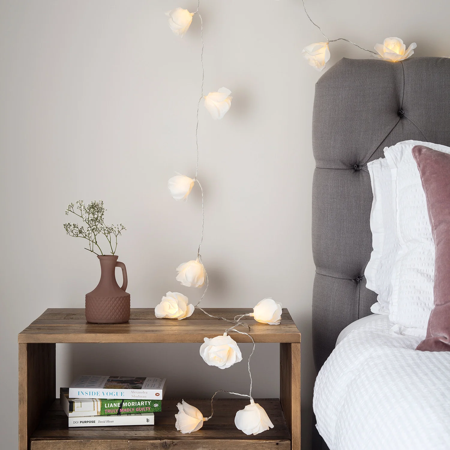 20 Warm White LED Juliet Rose Fairy Lights - Image 2