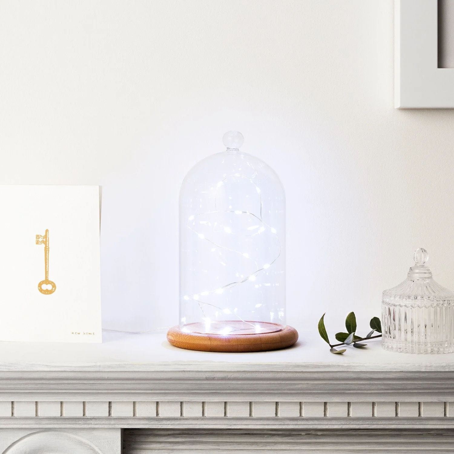 20 White LED Micro Battery Fairy Lights - Image 4