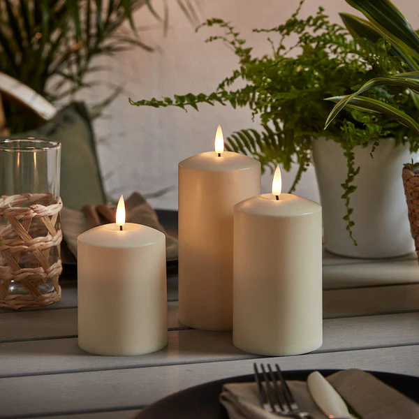 250 Dual Colour LED Connectable Canopy Light & Outdoor Candle Bundle - Image 4