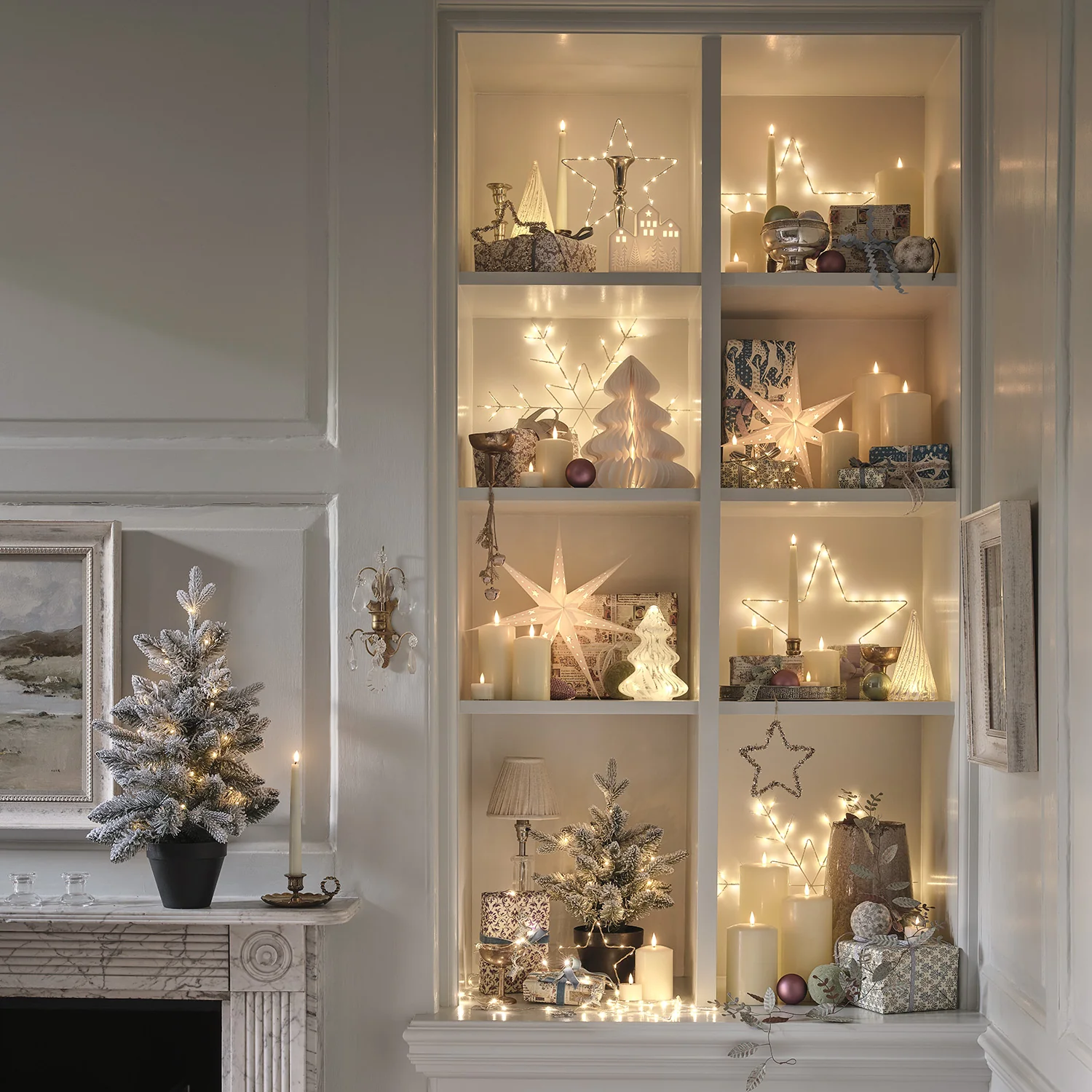 28cm Paper Christmas Tree LED Decoration - Image 5