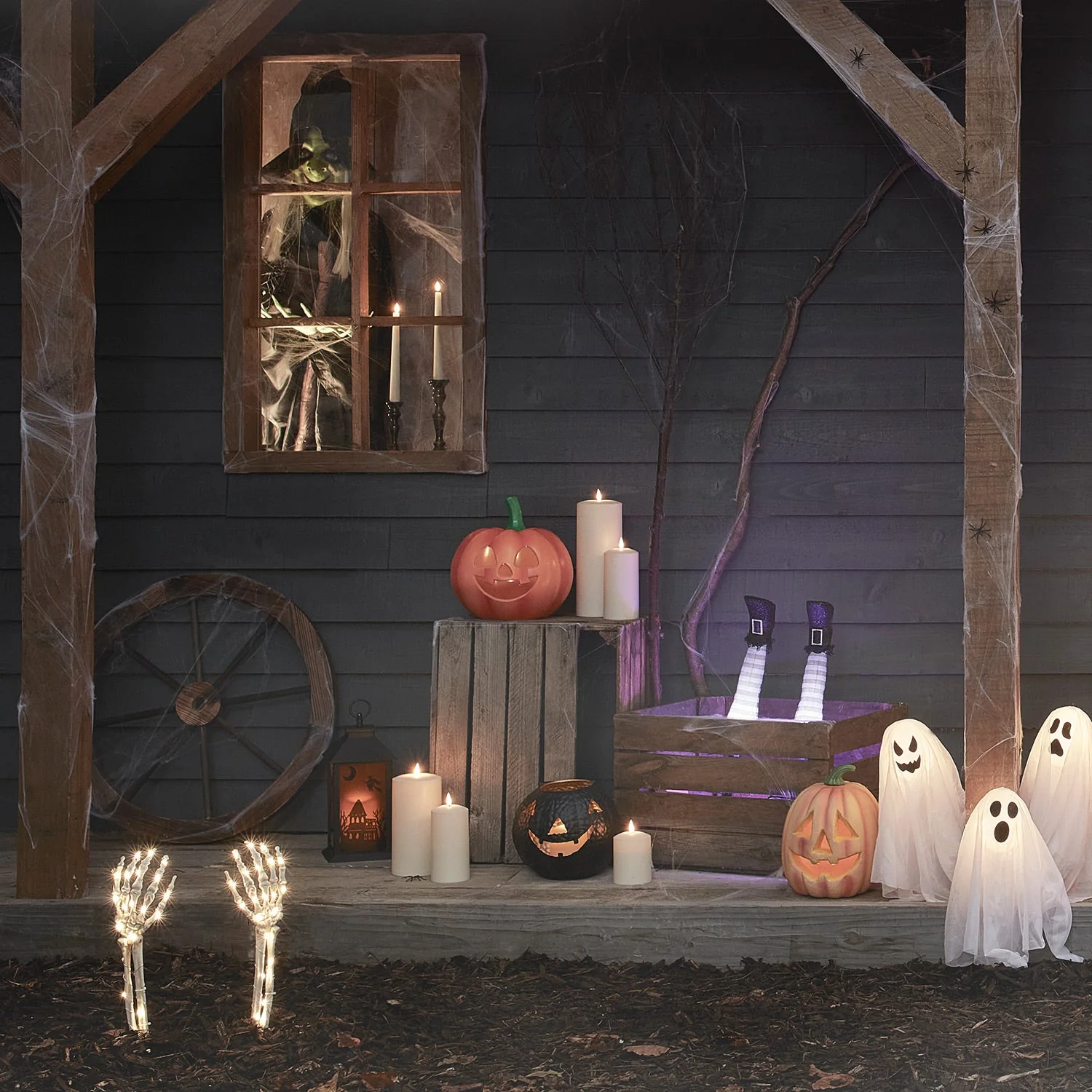 3 Ghost Garden Stake Lights - Image 4