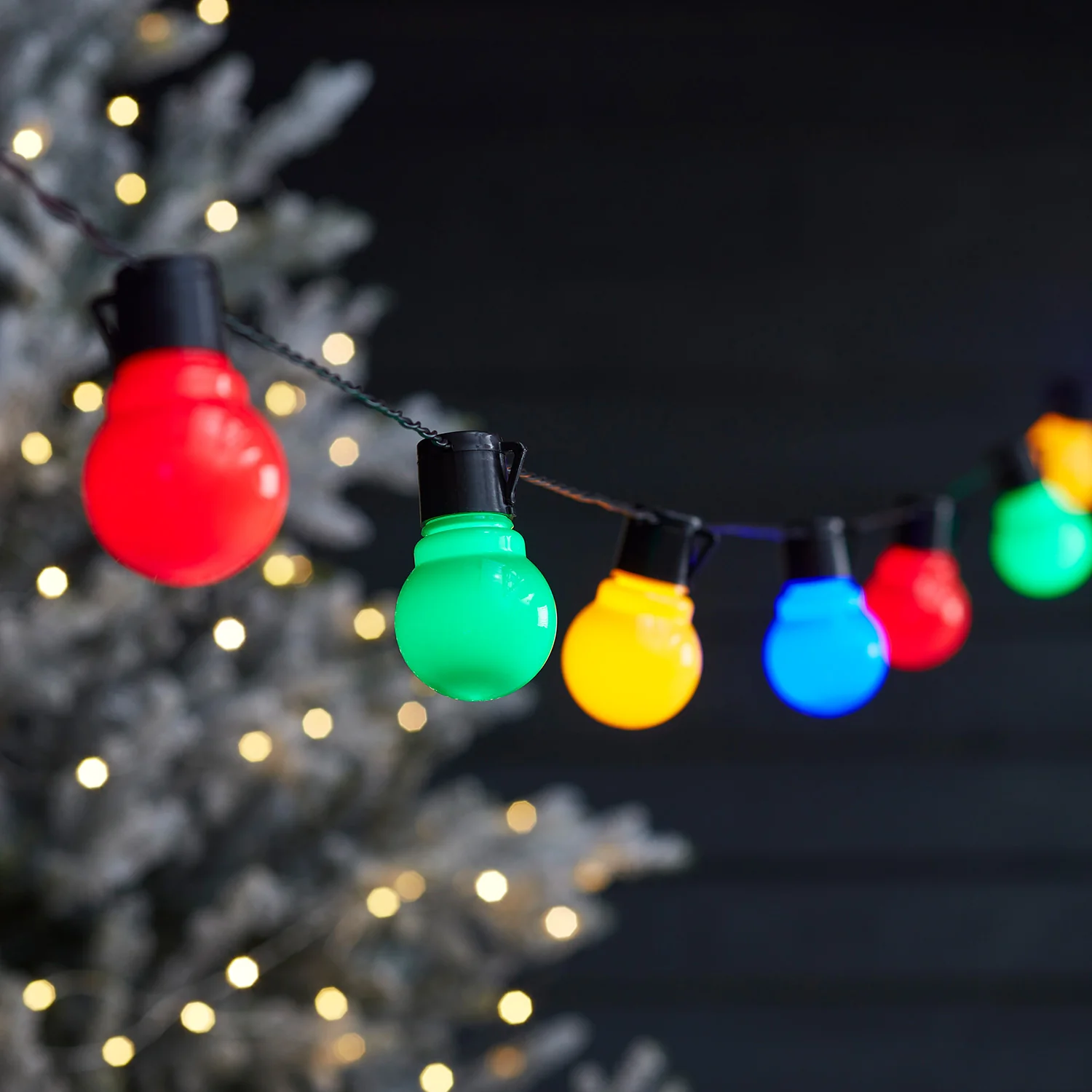30 Multi Coloured Plug In Fiesta Festoon Lights - Image 3