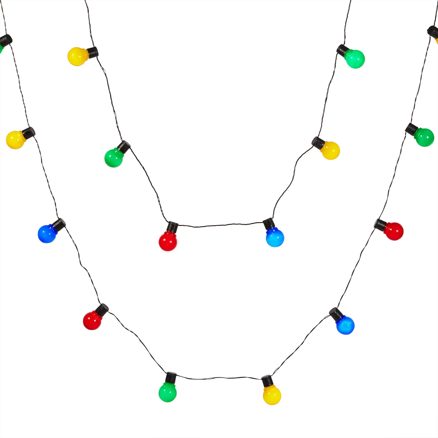 30 Multi Coloured Plug In Fiesta Festoon Lights - Image 5