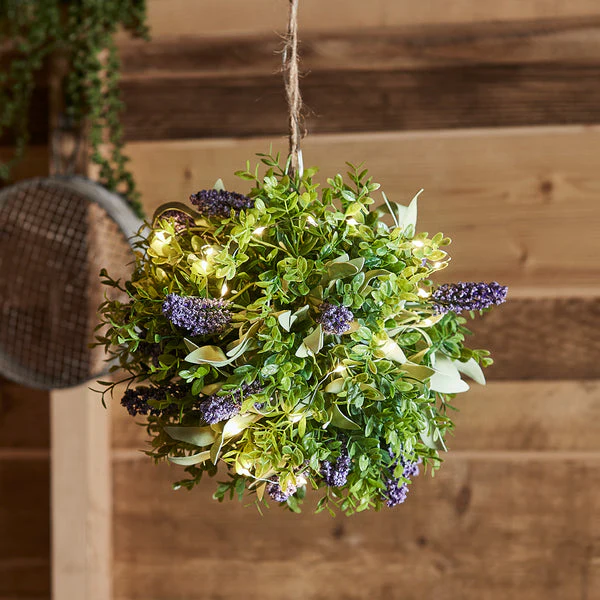 30cm Lavender Topiary Ball - Image 2