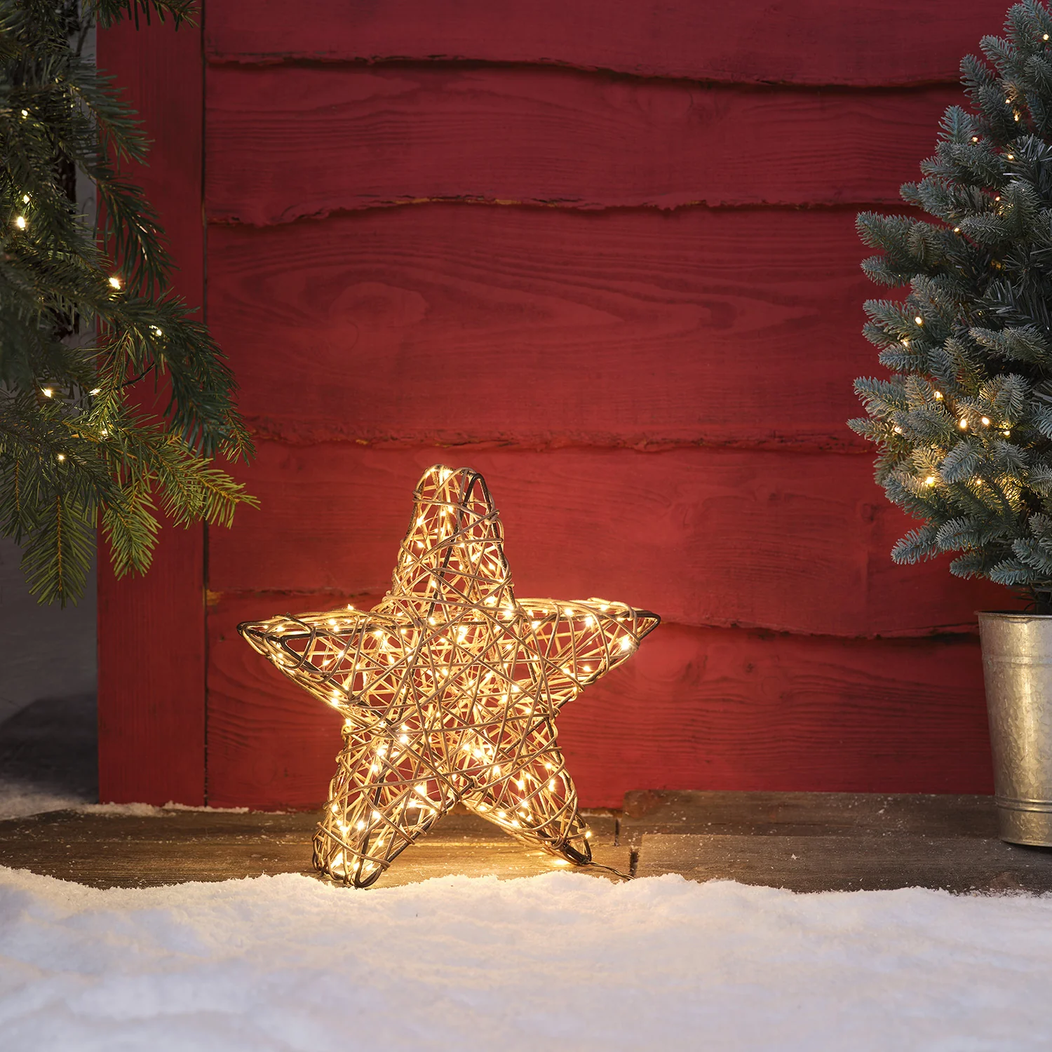 35cm Studley Rattan LED Star - Image 5