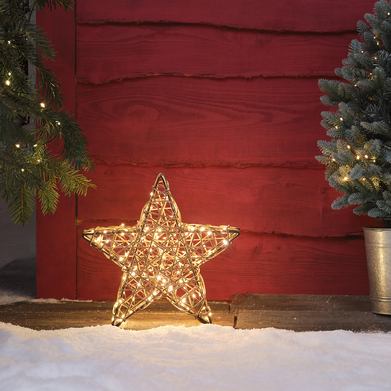 35cm Studley Rattan LED Star - Image 6