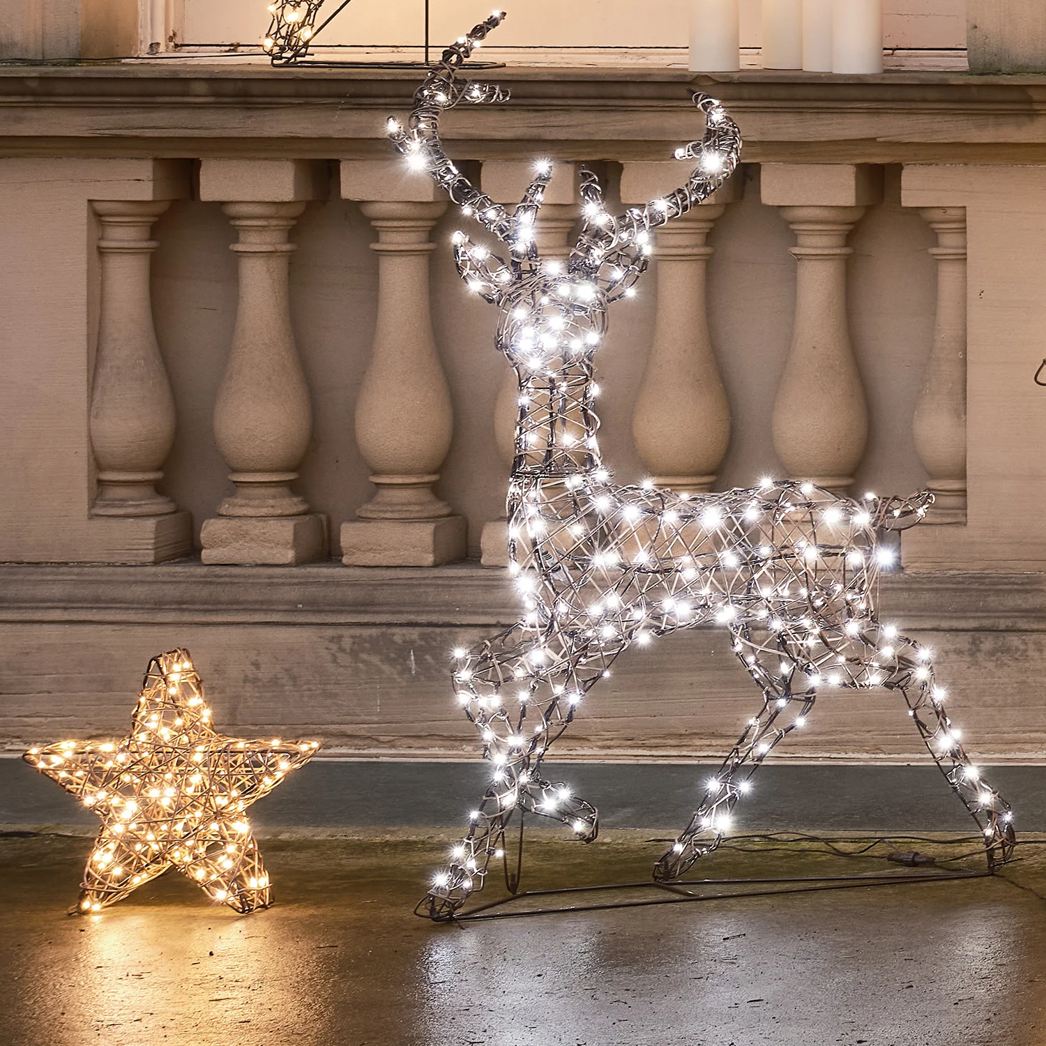 35cm Studley Rattan LED Star - Image 8
