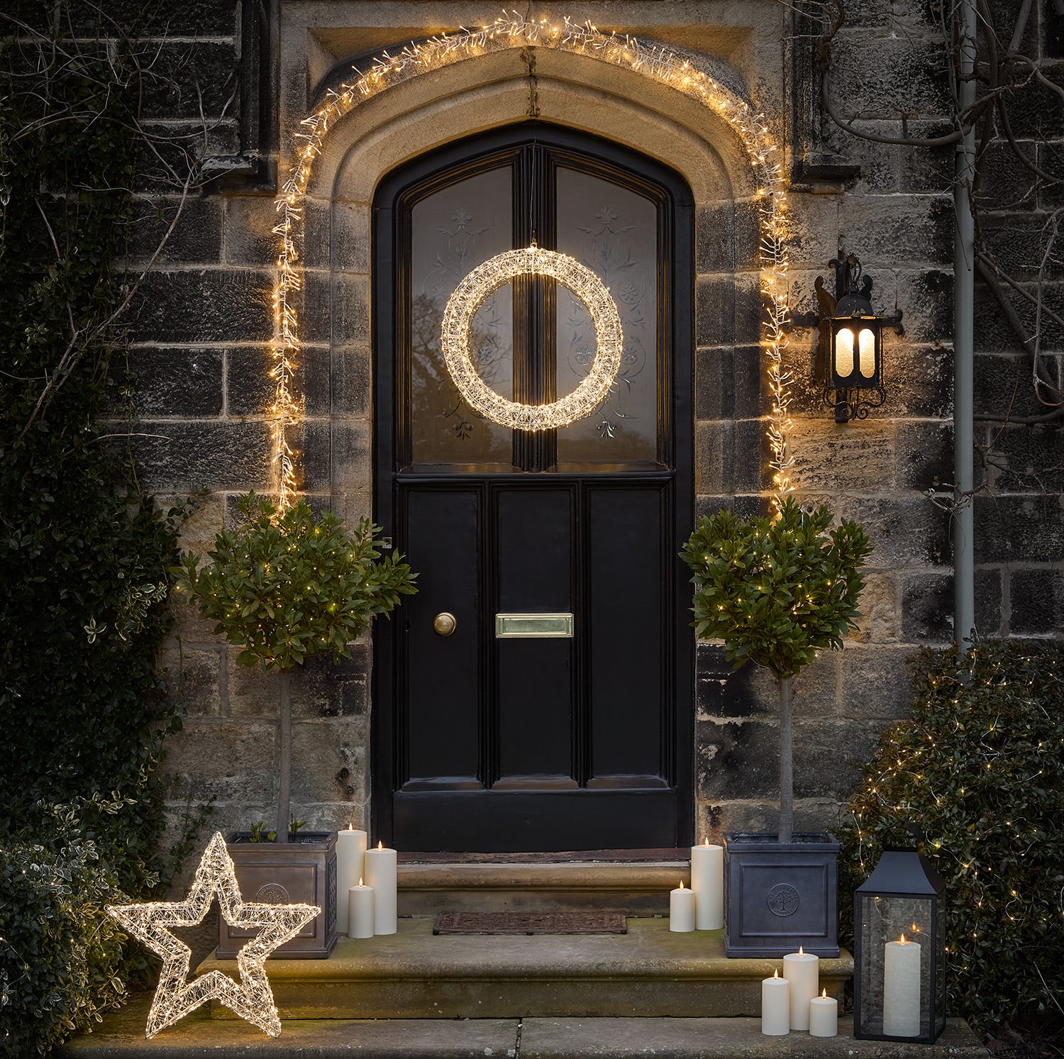 38cm Wire Wrapped 3D LED Star Light - Image 2