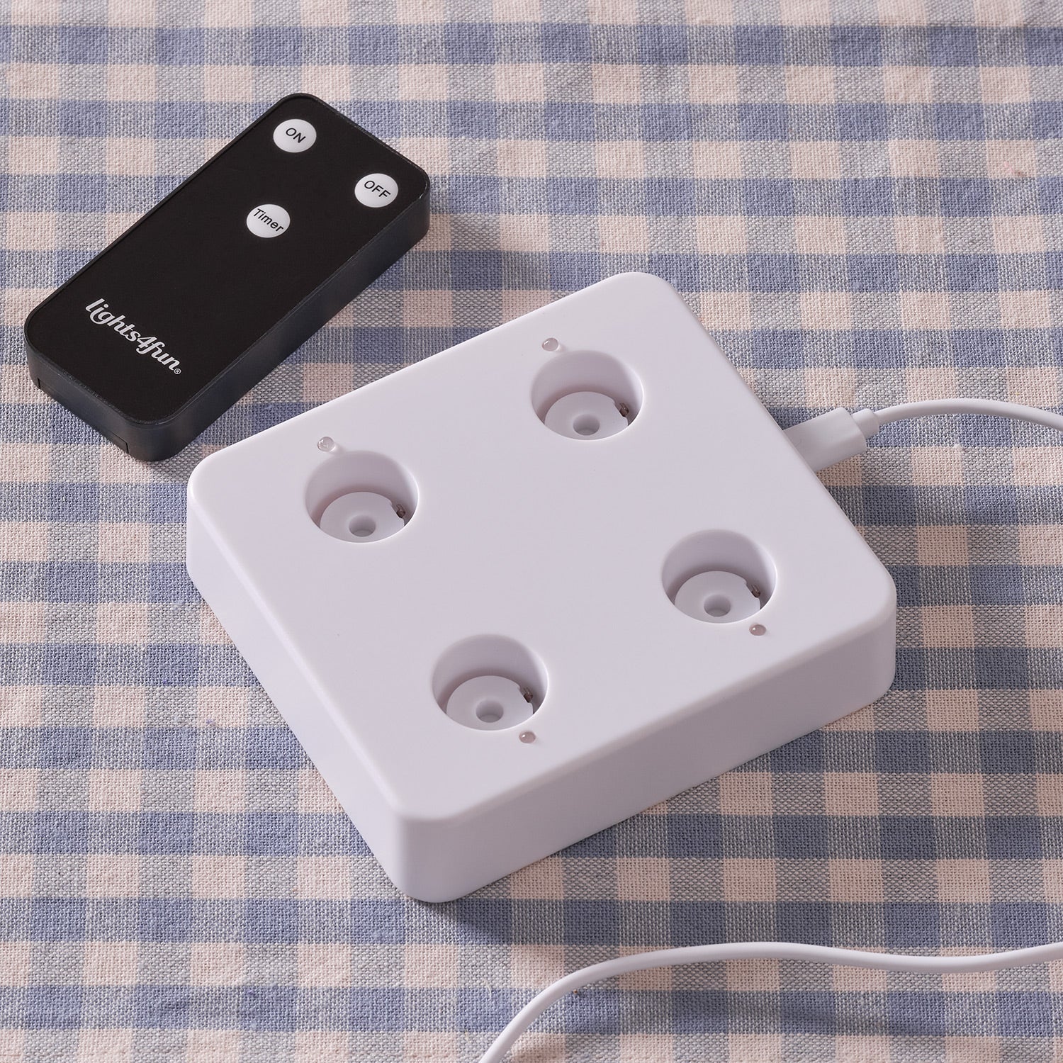 4 Rechargeable TruGlow® Taper Candles - Image 5