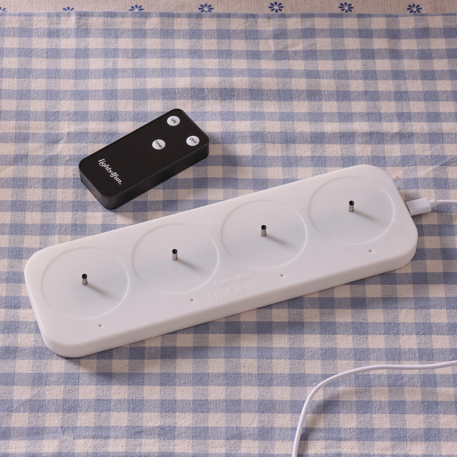 4 Rechargeable TruGlow® Votive Candles - Image 5