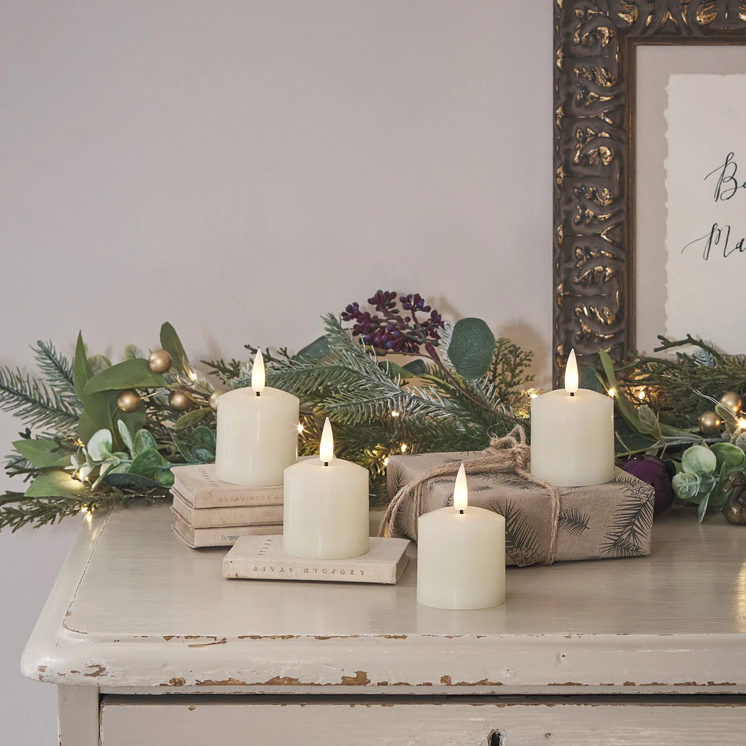 4 TruGlow® Ivory LED Votive Candles - Image 6