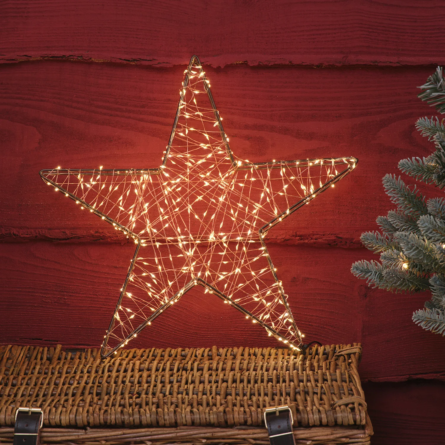 40cm Micro LED Copper Wire Star - Image 4