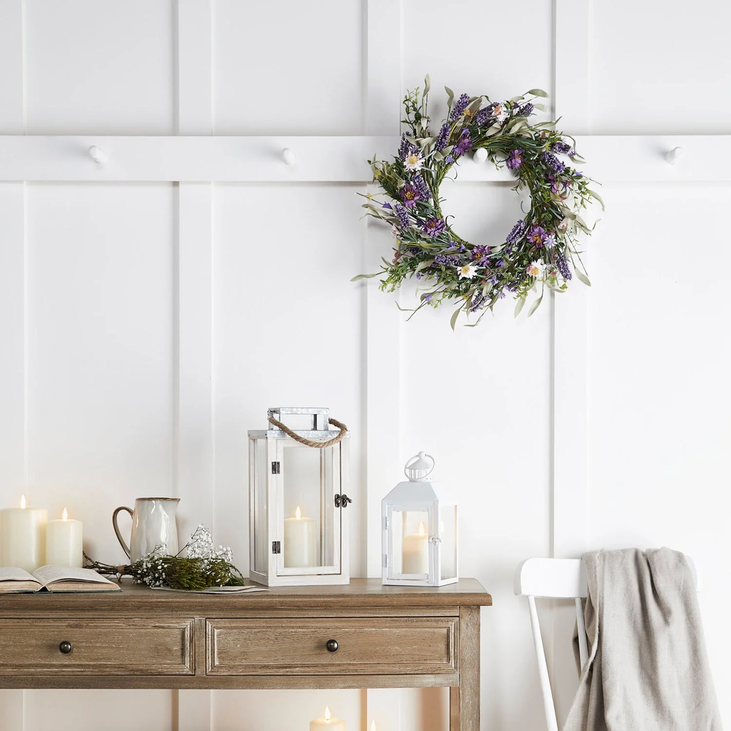 45cm Lavender Wreath - Image 5