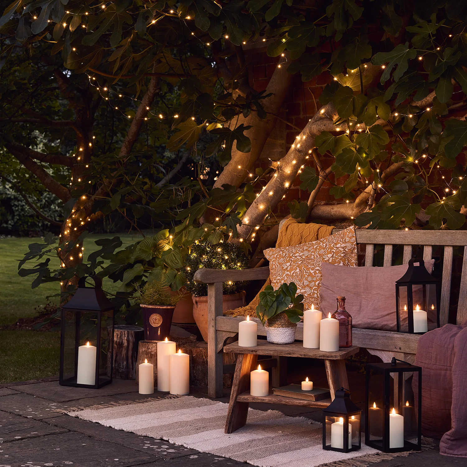 50 Warm White LED Micro Battery Outdoor Fairy Lights - Image 4
