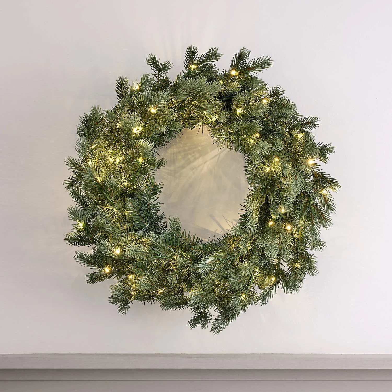 50cm Dual Colour Micro LED Christmas Wreath - Image 6
