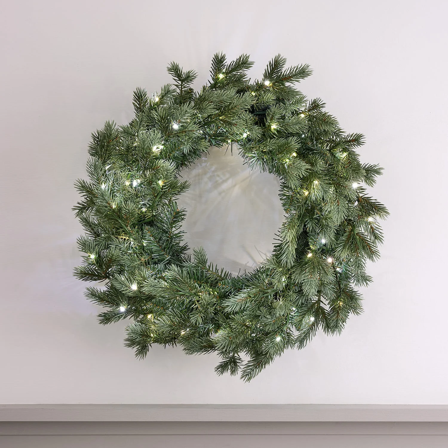 50cm Dual Colour Micro LED Christmas Wreath - Image 8