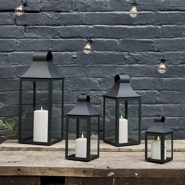 59cm Albury Black Garden Lantern with TruGlow® Candle - Image 7