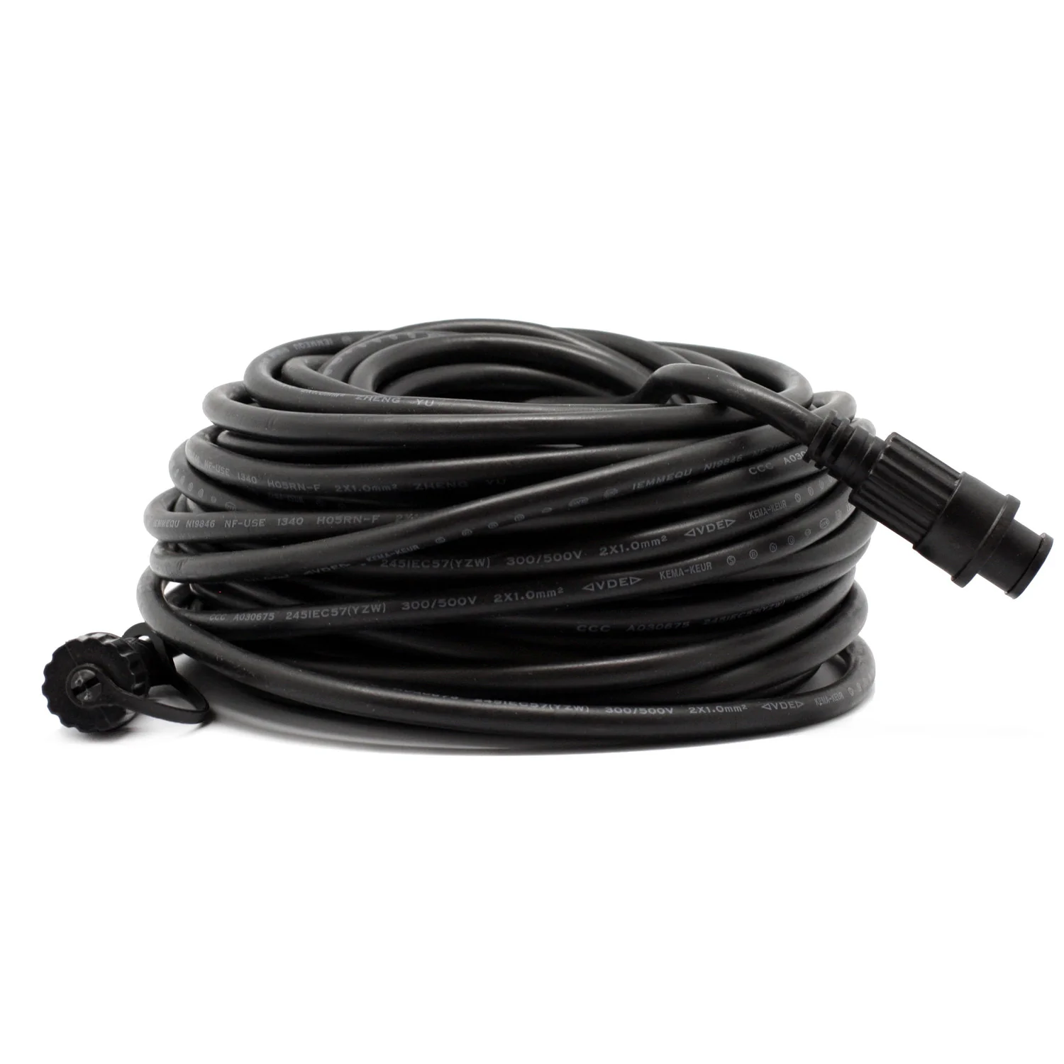 5m Black Rubber Extension Cable Type A - Image 2