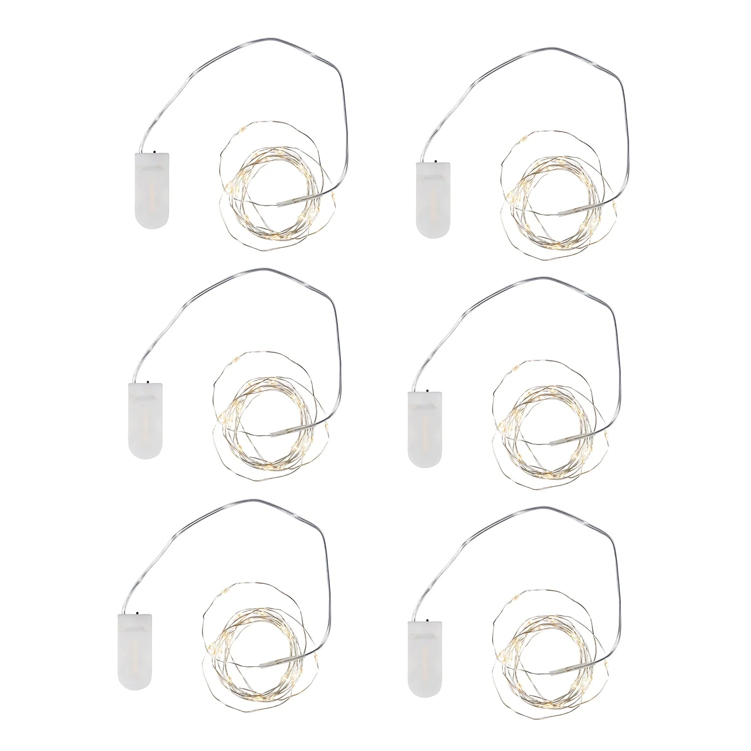 6 Set of 20 Warm White Micro Fairy Lights - Image 2