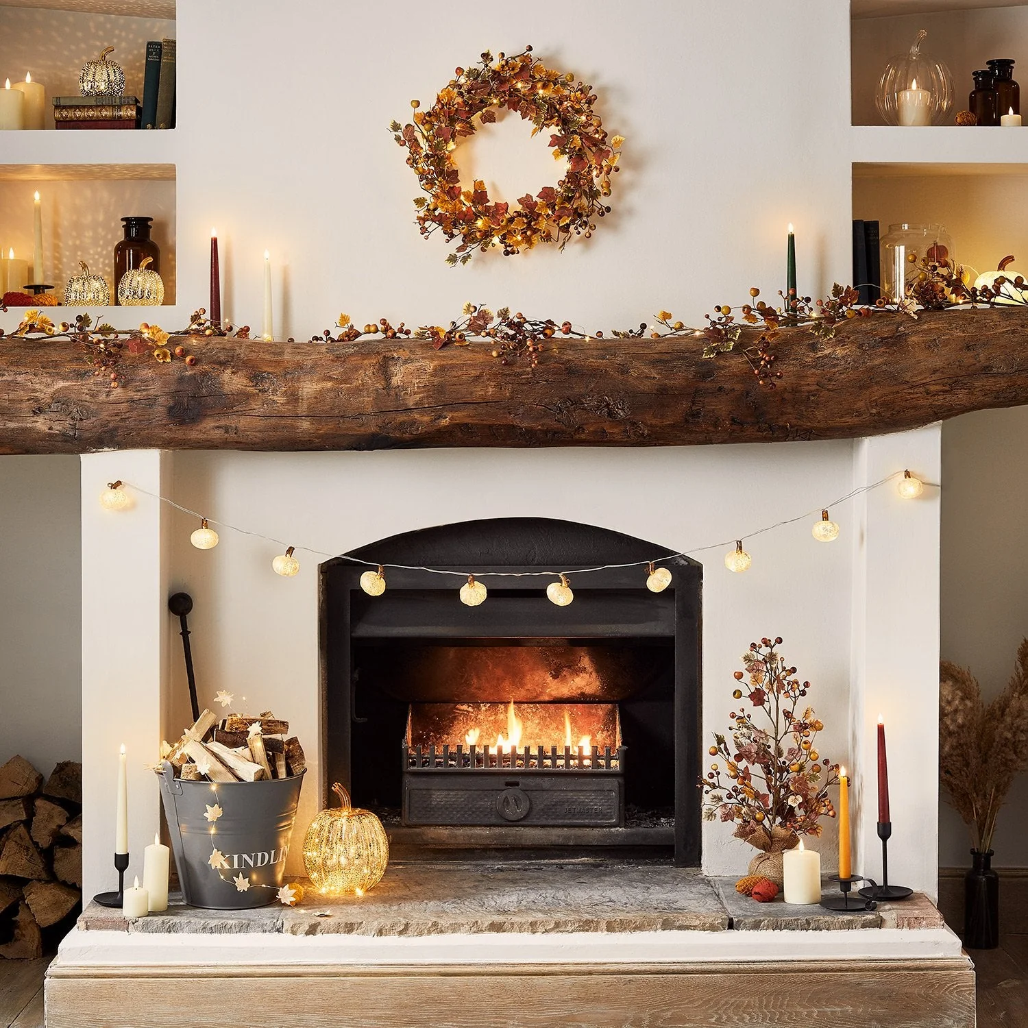 6 TruGlow® Autumnal Remote Controlled LED Taper Candles - Image 4