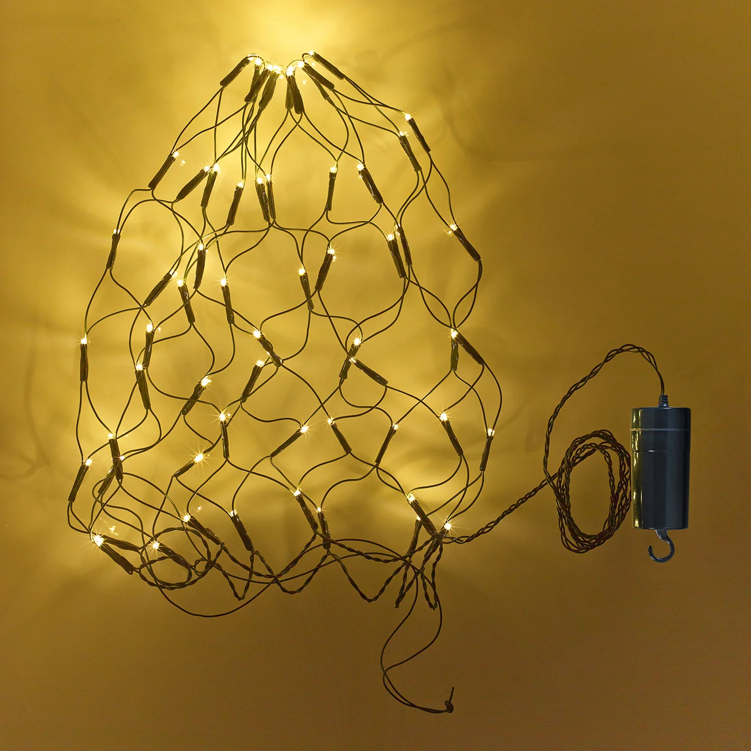 60 Warm White LED Topiary Outdoor Battery Net Light - Image 2