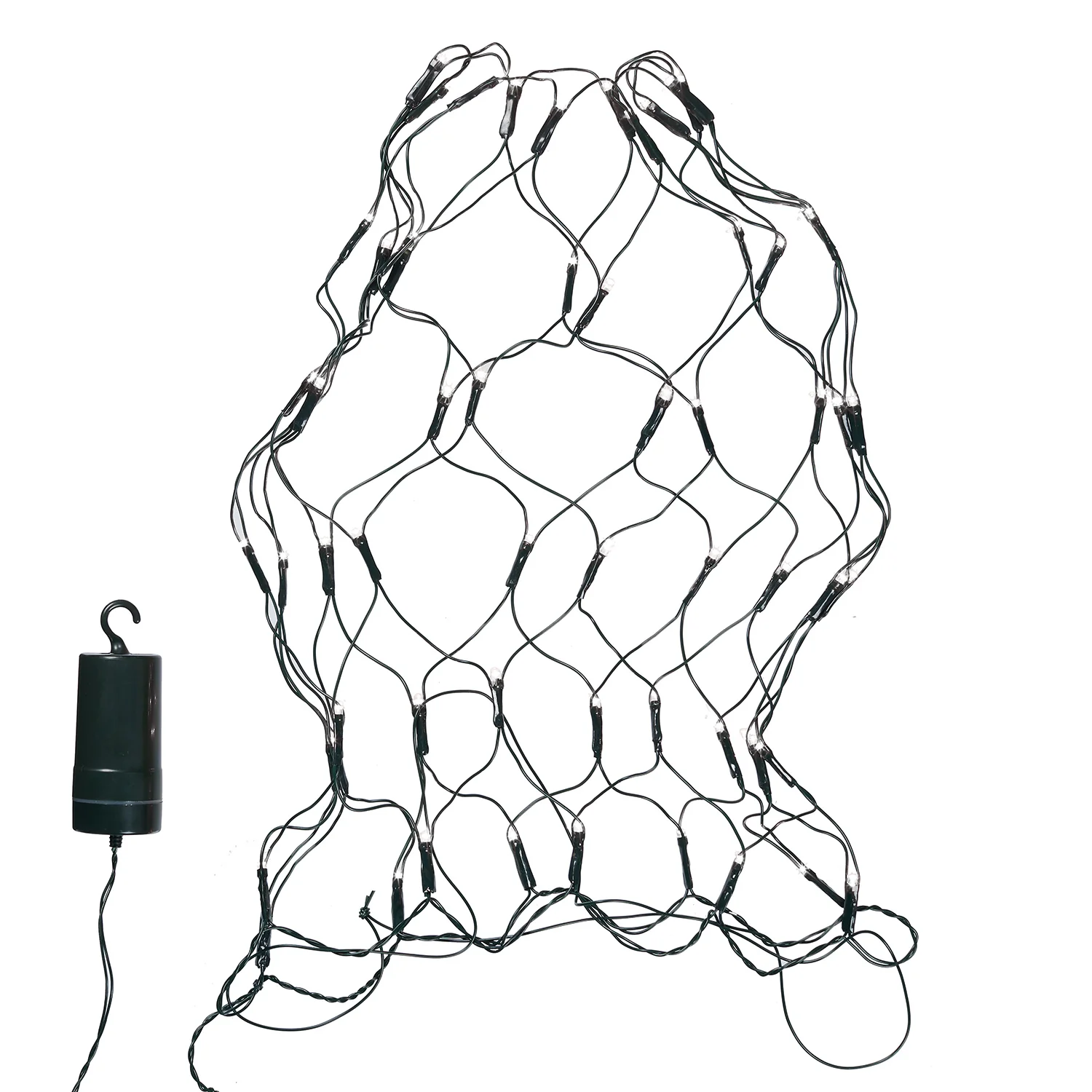 60 White LED Topiary Outdoor Battery Net Light - Image 3