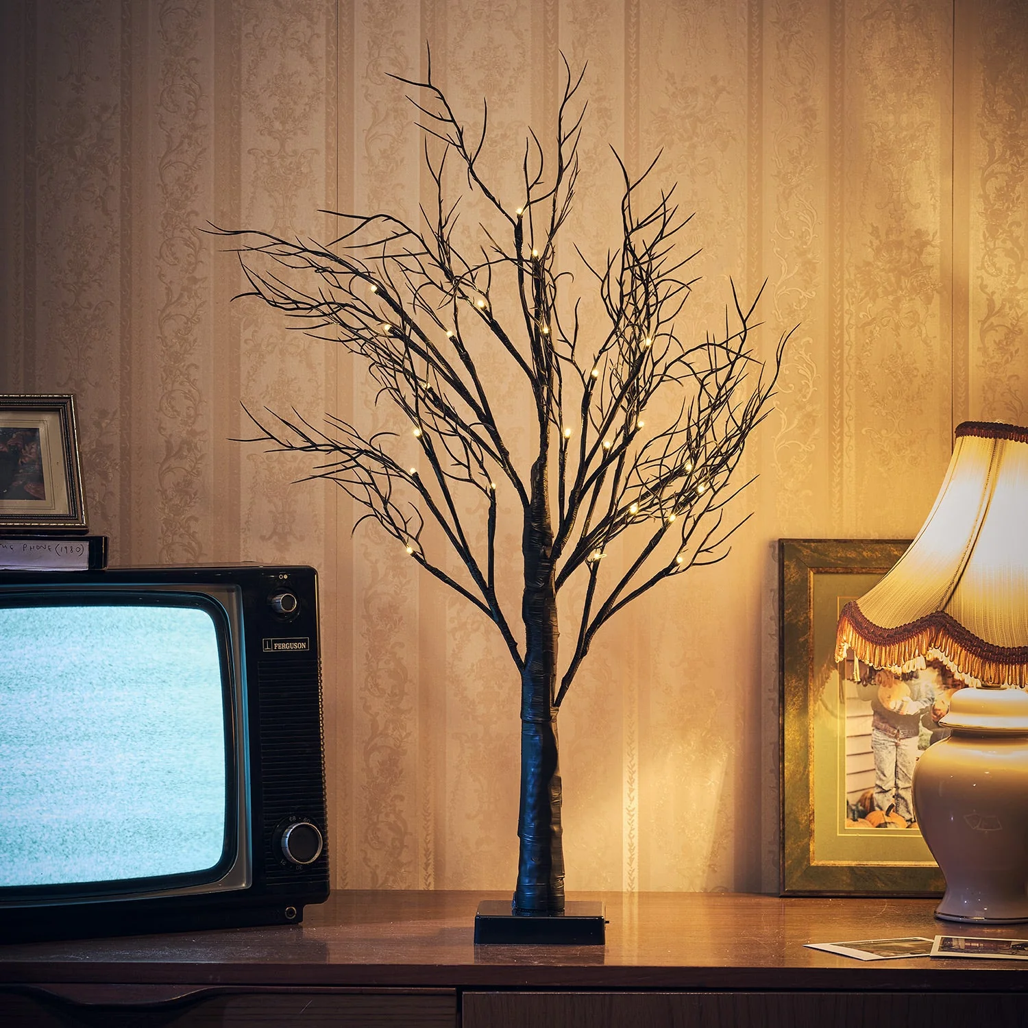 70cm Halloween LED Twig Tree - Image 4