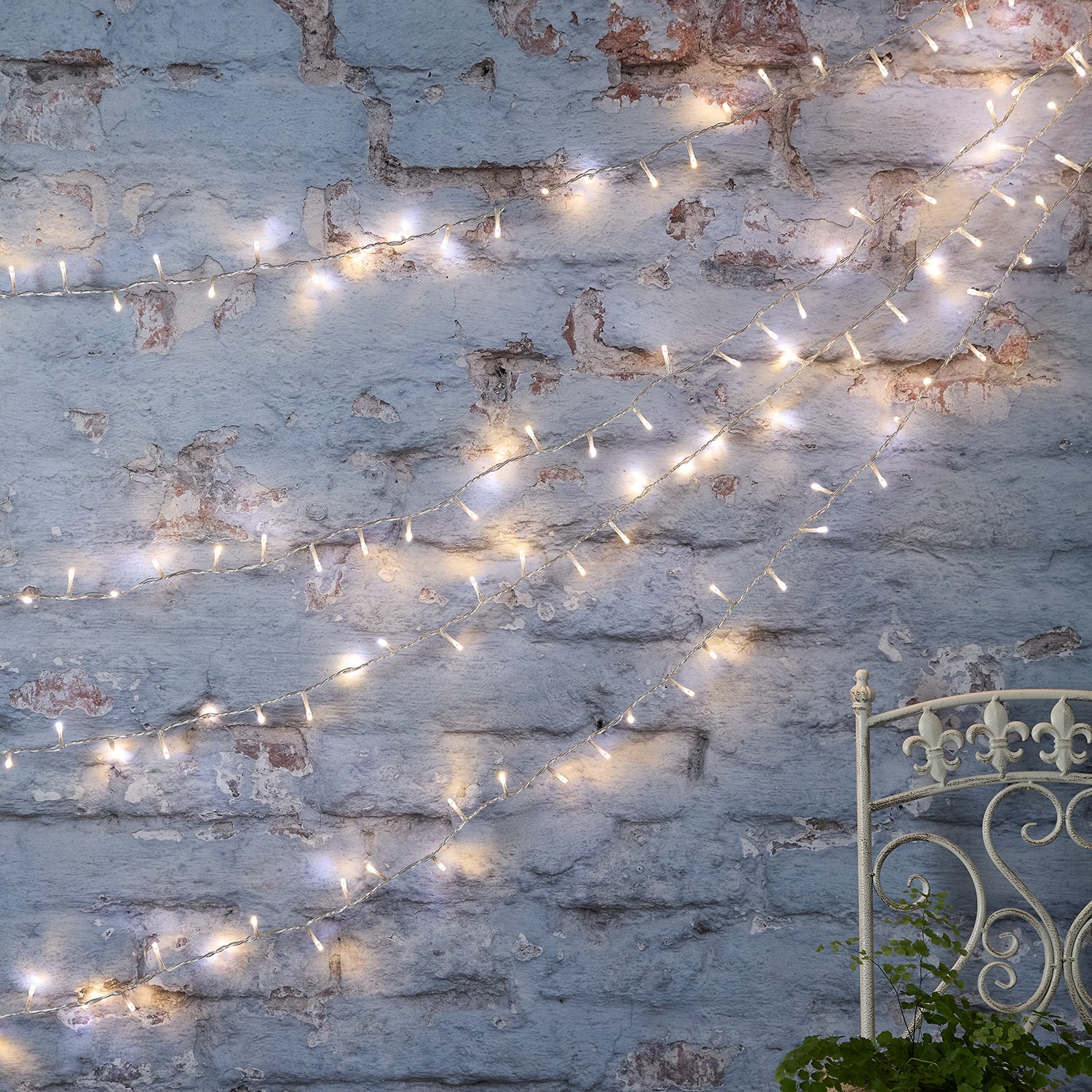 800 Dual LED String Lights Clear Cable - Image 2