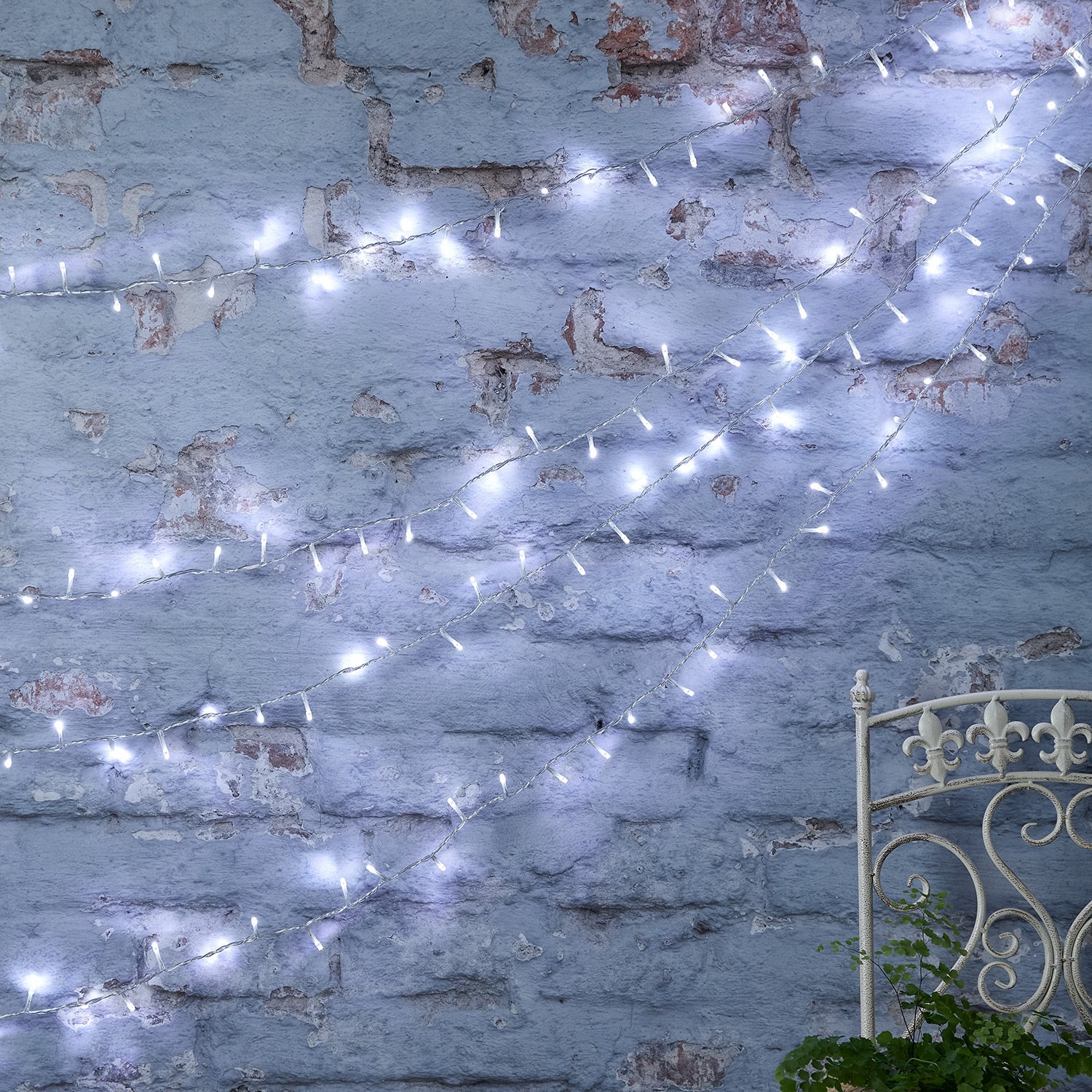 800 Dual LED String Lights Clear Cable - Image 3